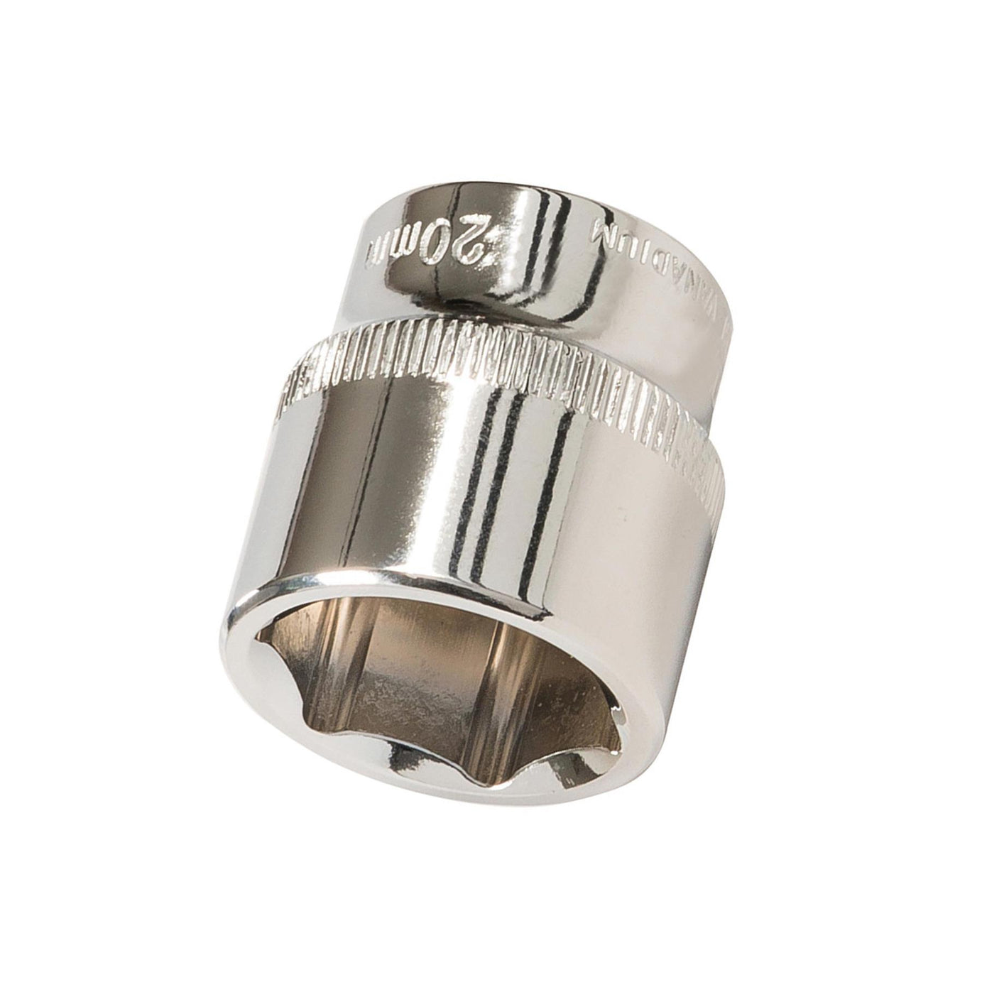 Socket 3/8" Drive Metric Hex Square 20mm Individual Hex Polished Crv Tool