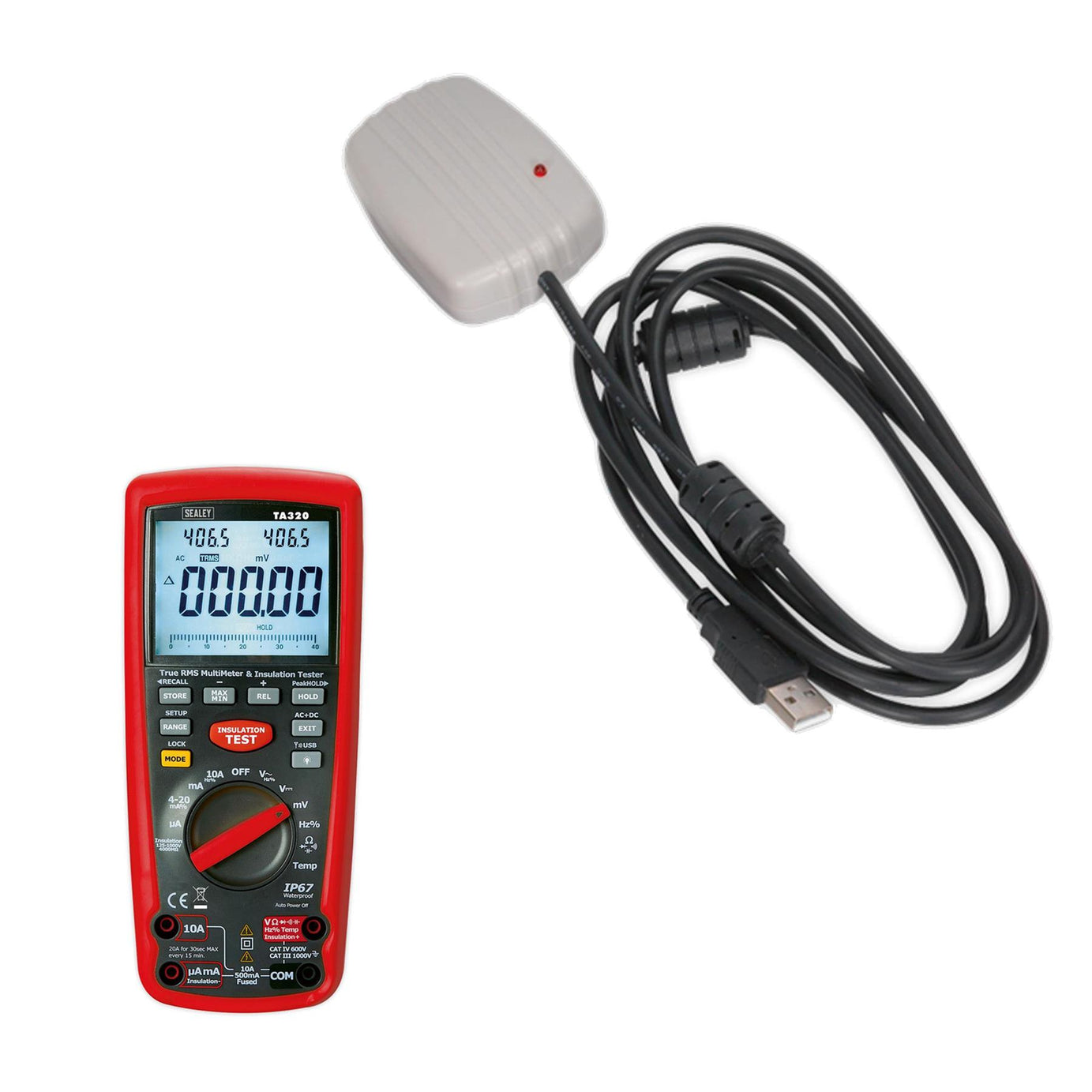 Sealey Digital Automotive Analyser/Insulation Tester - Hybrid