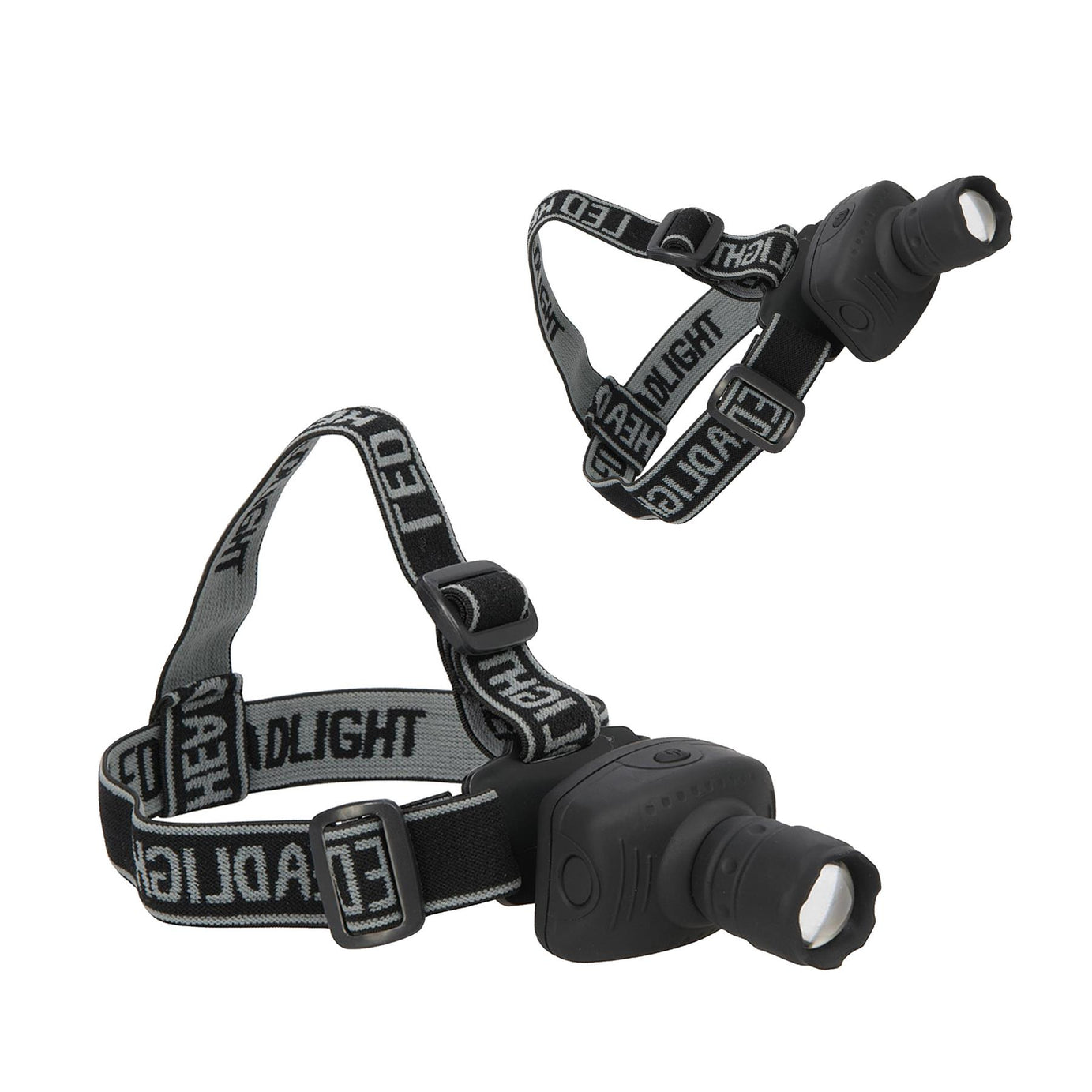 Led Head Torch 1W Powerful Light Rubberised Abs Camping Spot/Floodlight