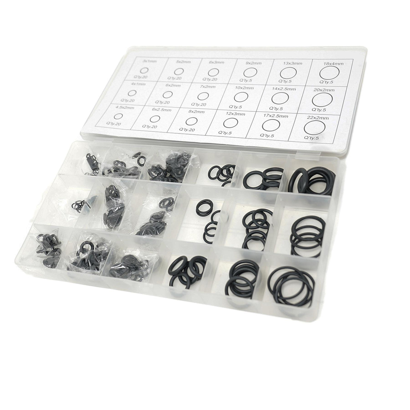  Rubber O Rings Assorted