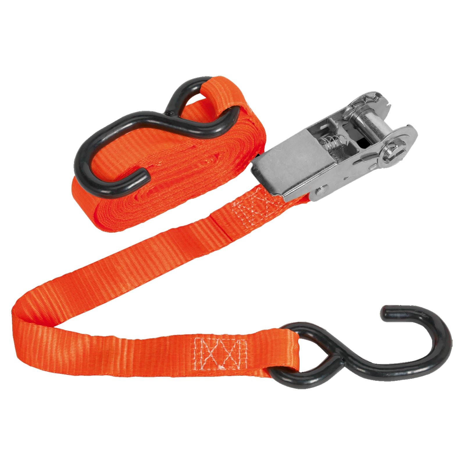 Sealey Ratchet Tie Down 25mm x 4.5m Poly Web 800kg Load Test