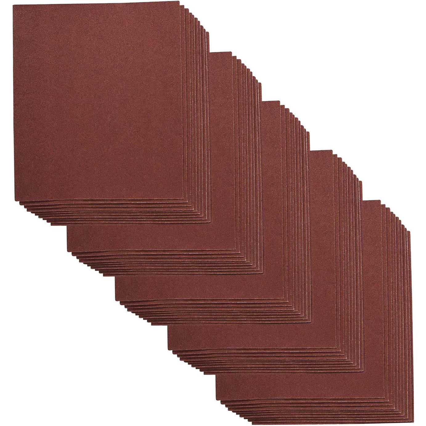 50 Pk Emery Cloth Hand Sanding Sheets 36 60 80 120 180 Grit Metal & Rust Removal