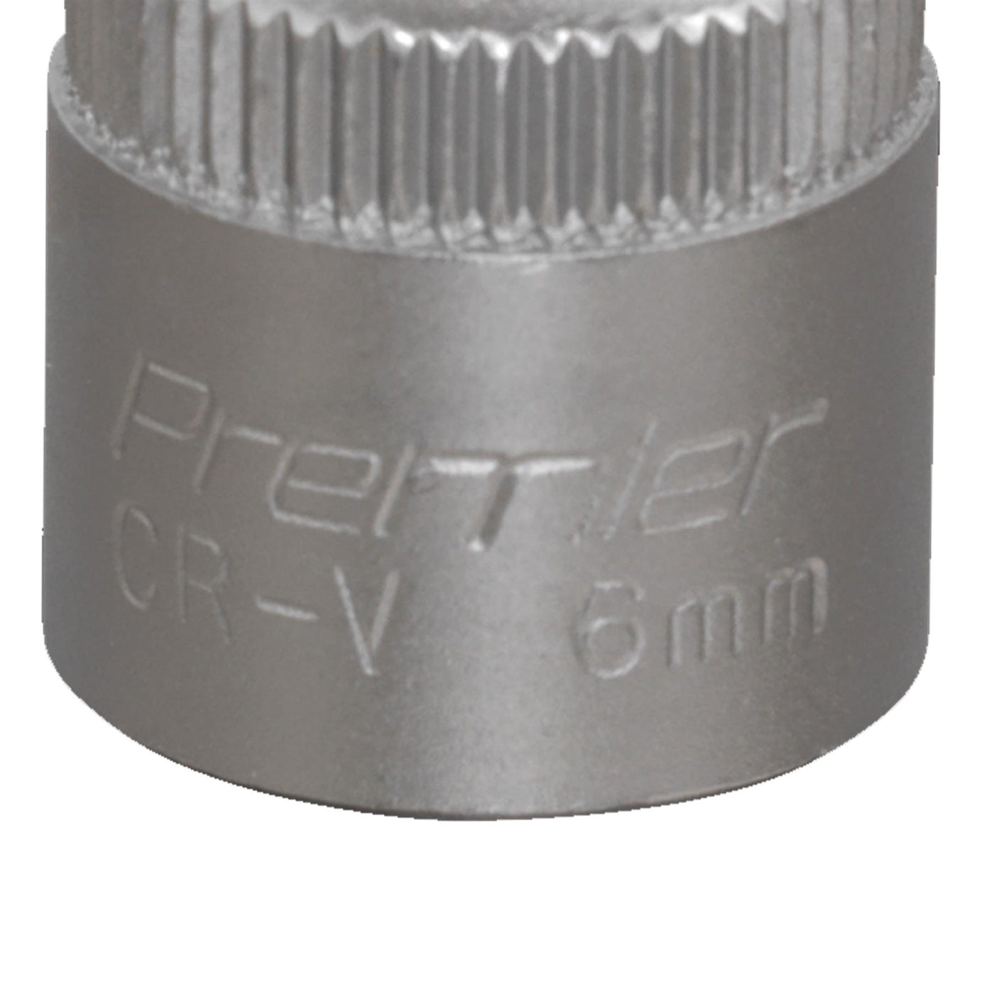 Sealey WallDrive Socket 6mm 3/8"Sq Drive Chrome Vanadium steel