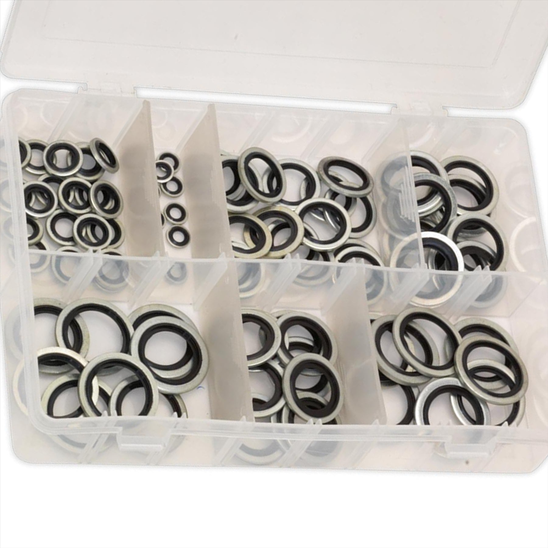 Sealey Assorted Dowty Washers BSP Bonded Seal Fuel Washer Hydraulic 84pc