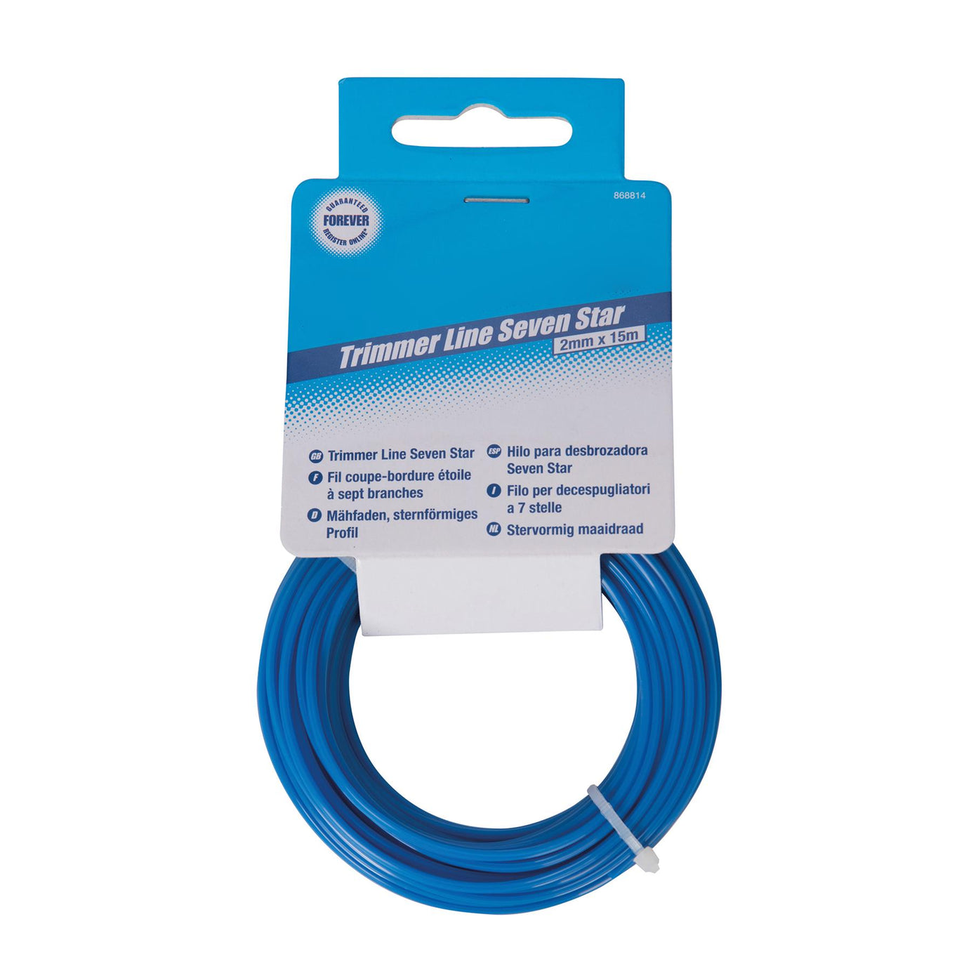 Trimmer Line Seven Star 2mm X 15M Fits Electric And Petrol Powered Trimmers