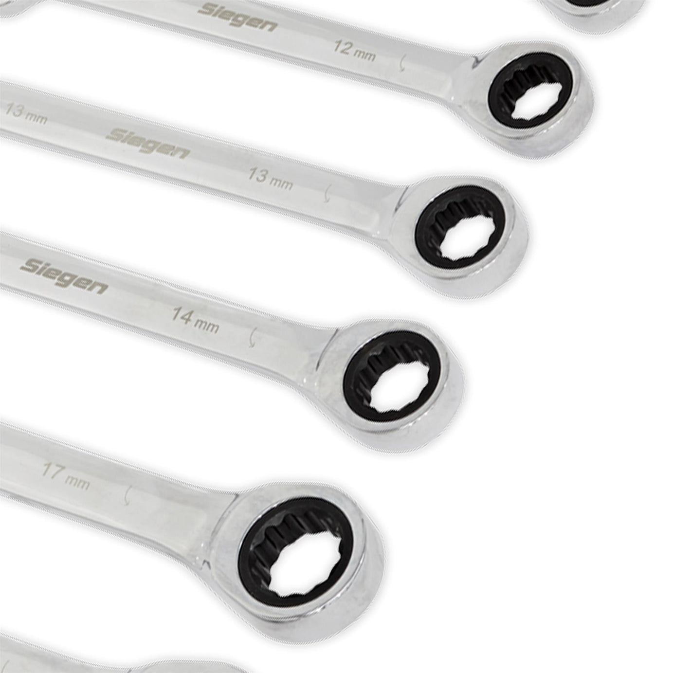 Sealey Ratchet Combination Spanner Set 7pc Metric