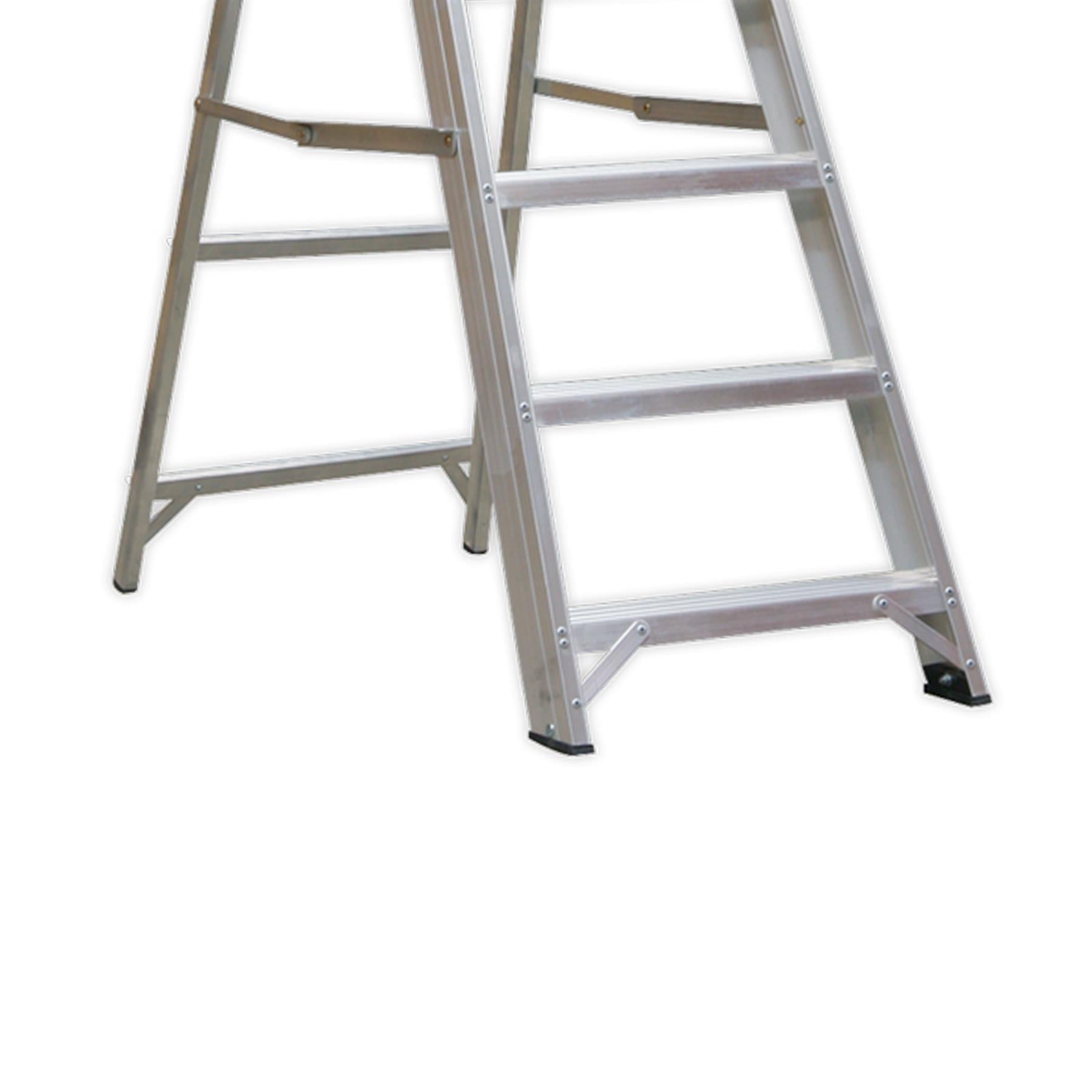 Sealey Aluminium Step Ladder 6-Tread Industrial BS 2037/1
