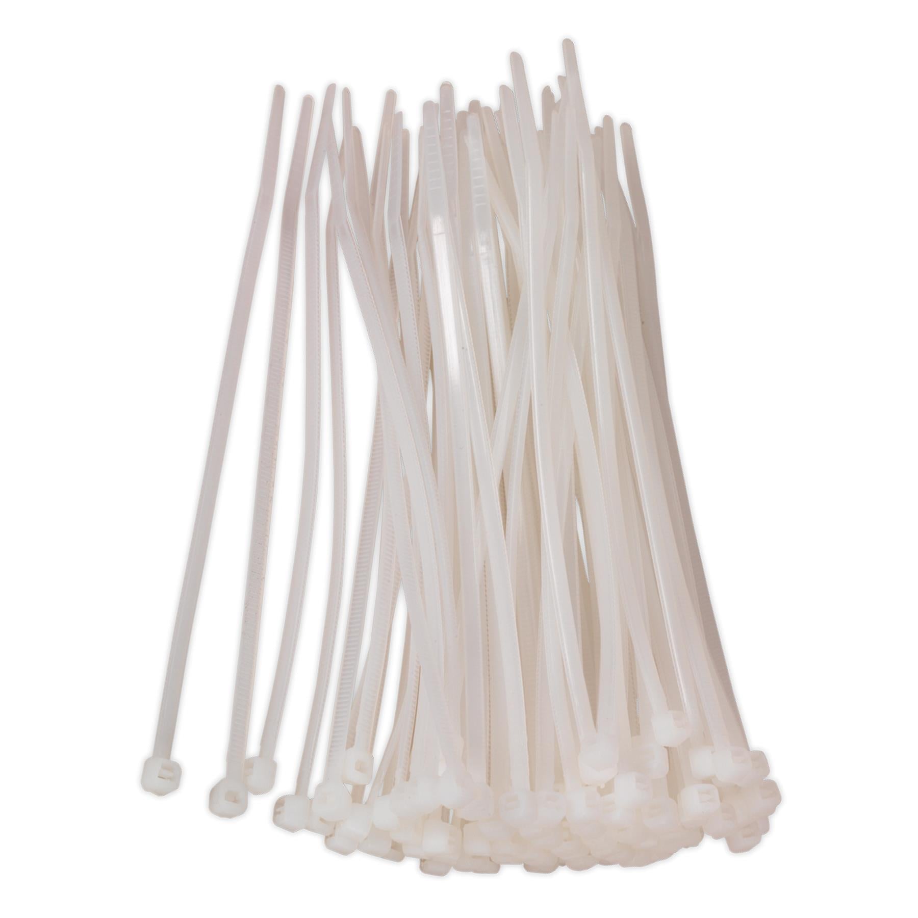Sealey Cable Tie 150 x 3.6mm White Pack of 100