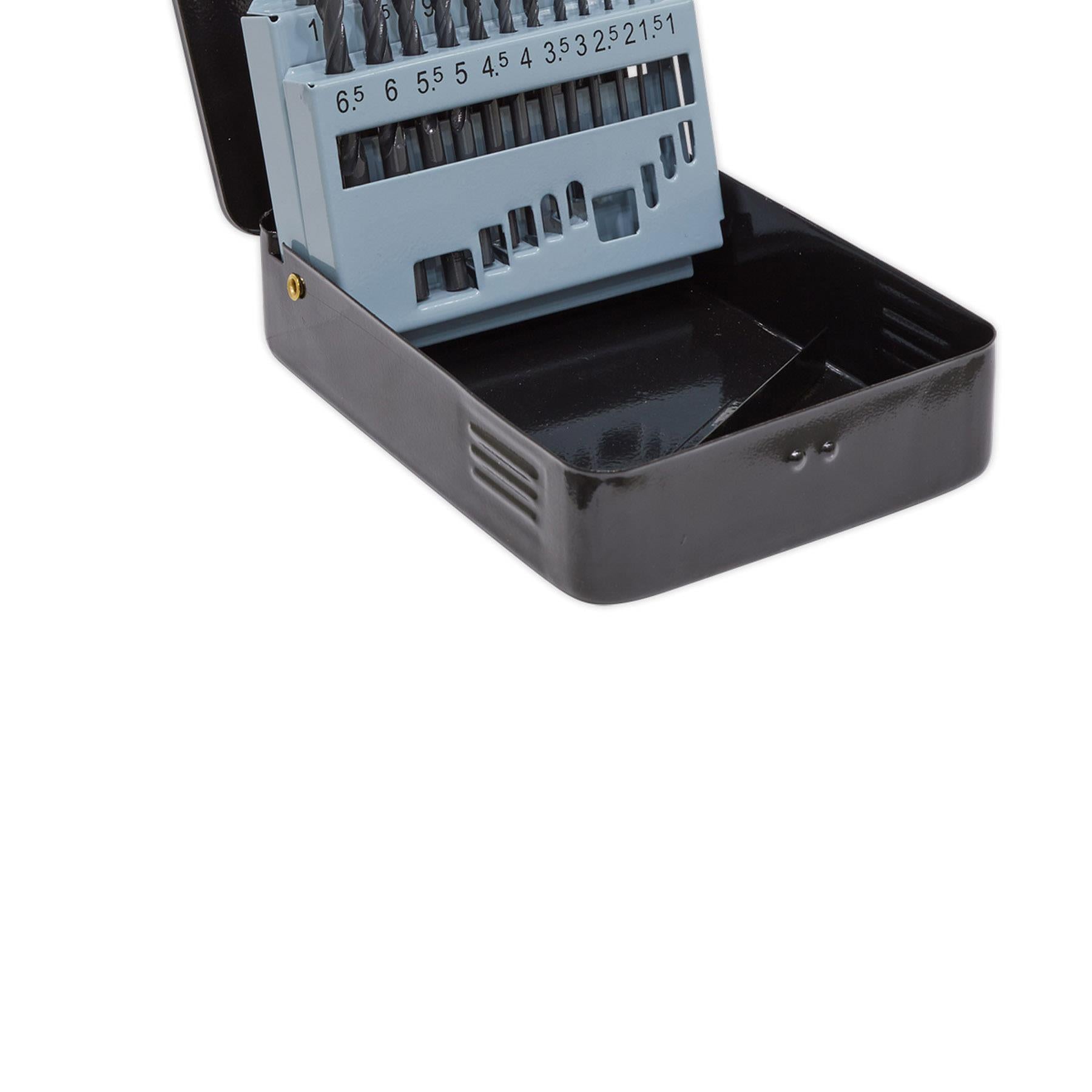 Sealey HSS Roll Forged Drill Bit Set 19pc 1-10mm