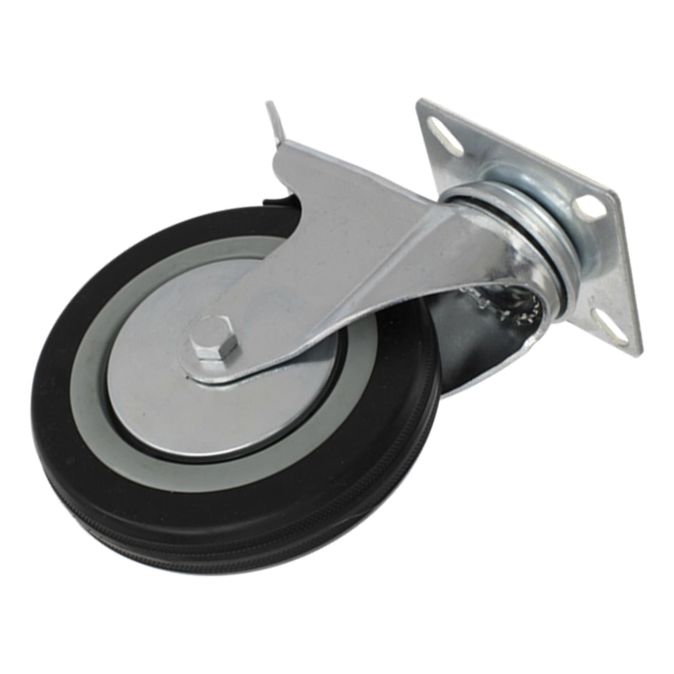Sealey Castor Wheel Swivel Plate with Brake 125mm