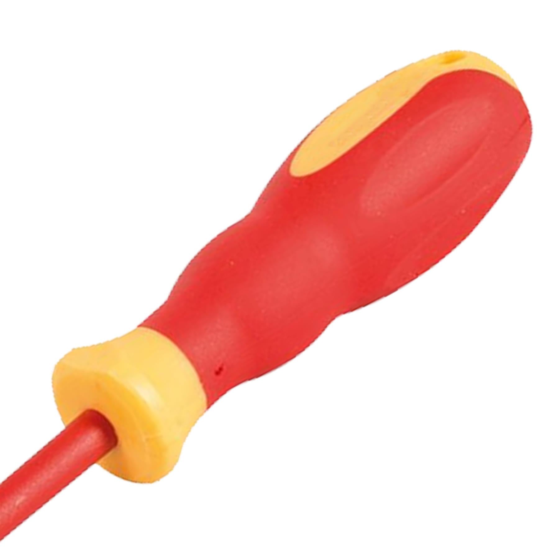 VDE Soft-Grip Electricians Screwdriver Slotted Ergonomic Handles 0.8 x 4 x 100mm
