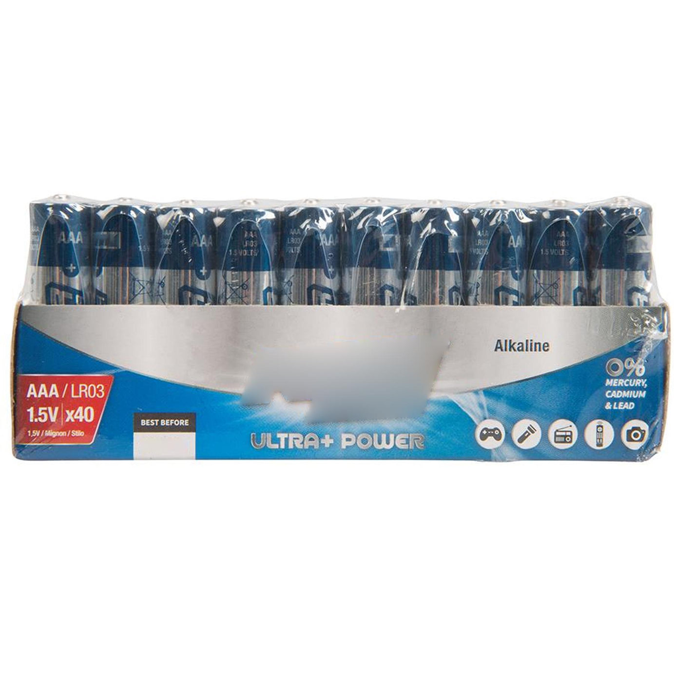 premium quality AAA Super Alkaline Battery provider LR03 40pk 0% Mercury