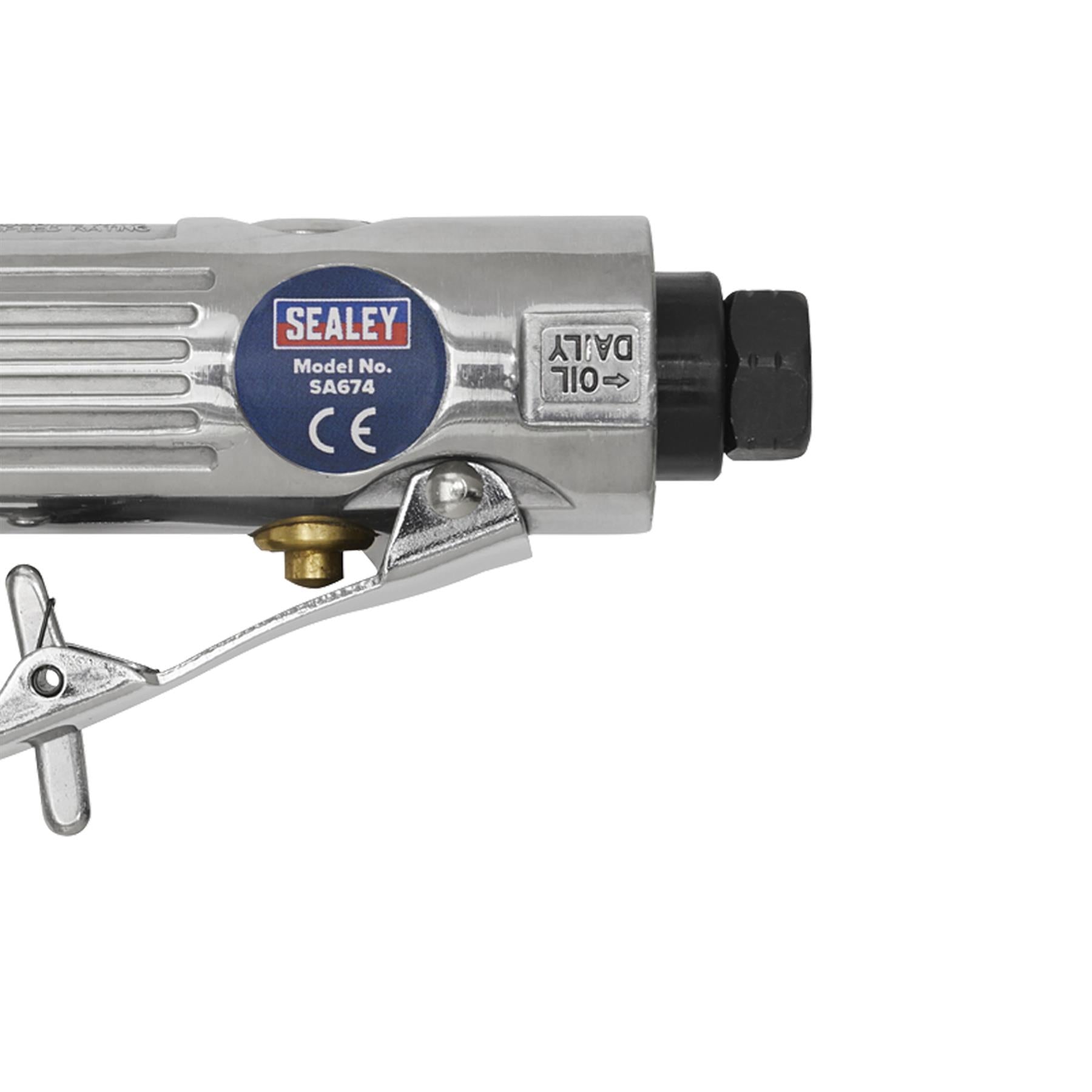 Sealey Air Die Grinder 90° Angle With Ø6mm Shanks