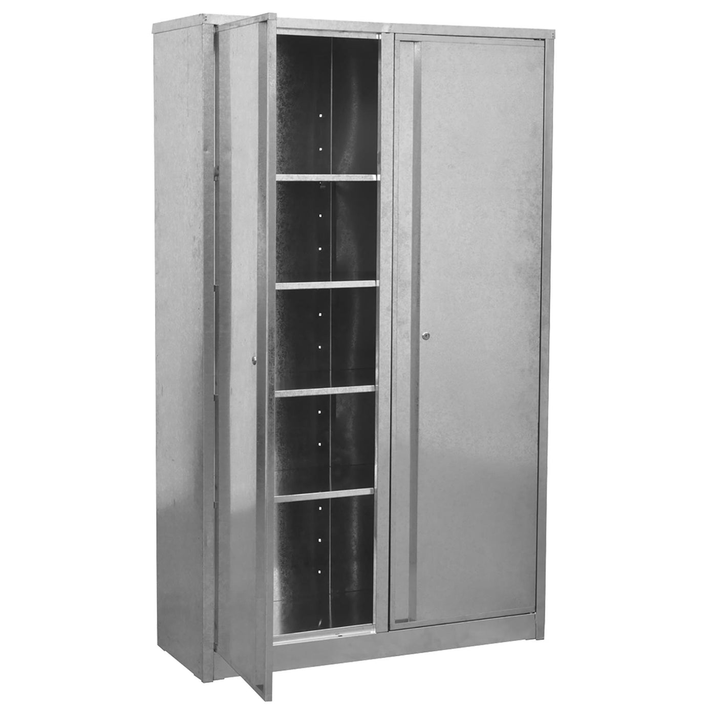 Sealey Galvanized Steel Floor Cabinet 4-Shelf Extra-Wide