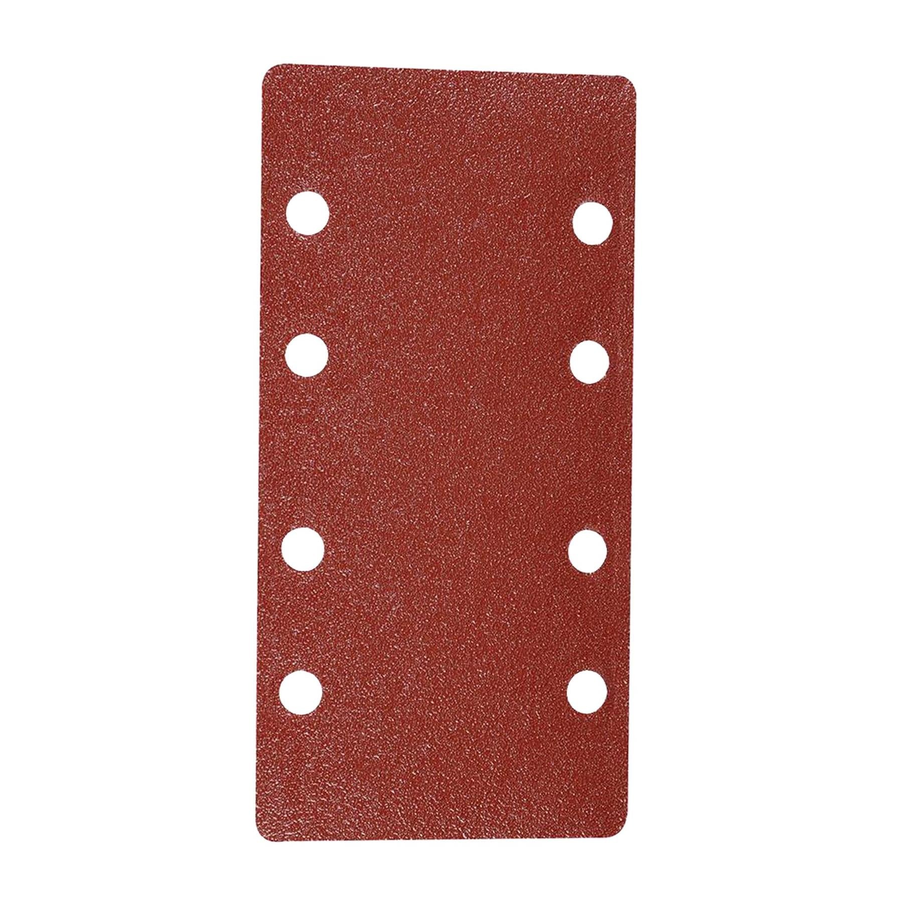 20 x 1/3 Punched Sanding Sheets, 93 x 190mm Sandpaper Pads Sander Hook and Loop 80 Grit