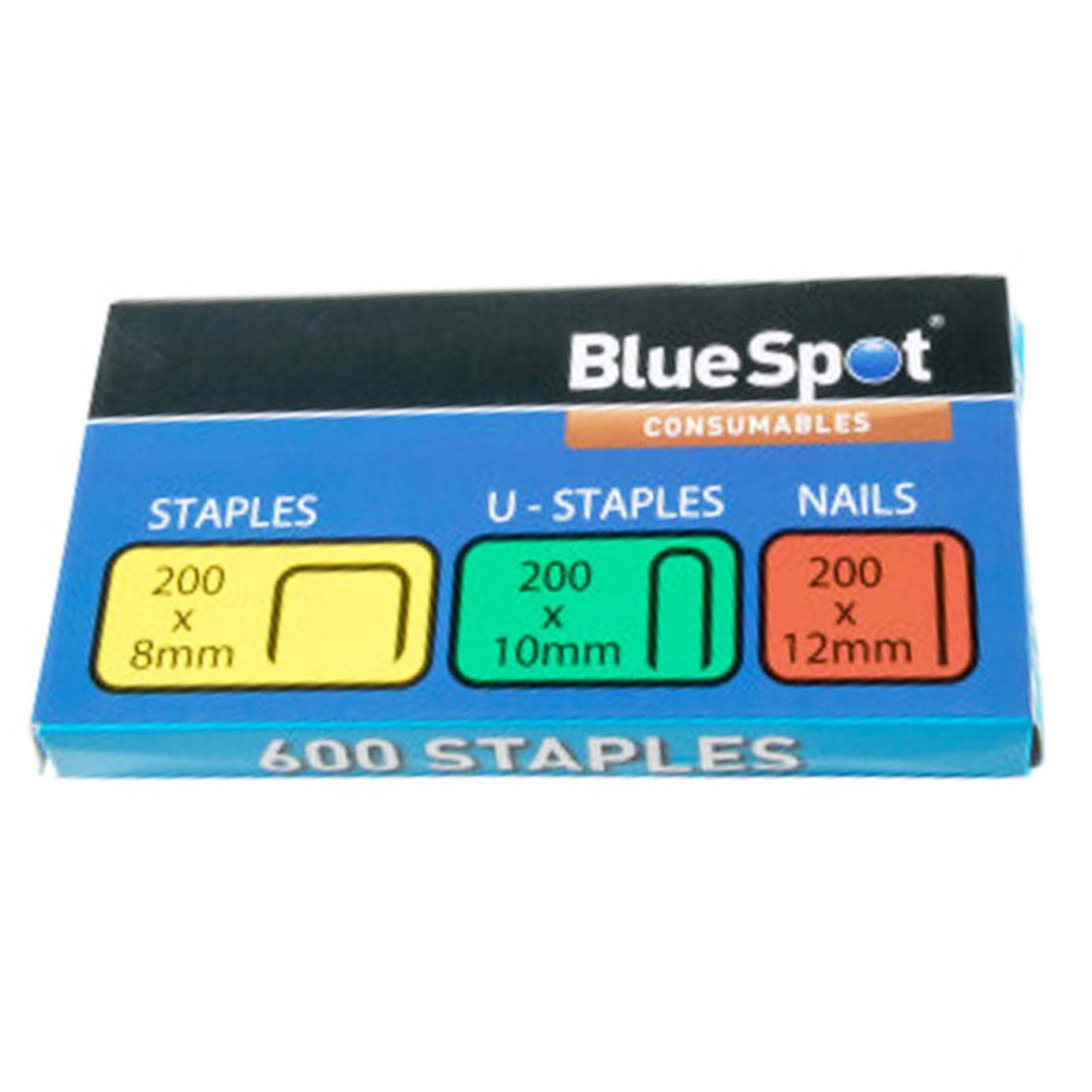 BlueSpot Staple Nail Gun and Staple Remover Set Heavy Duty 3 Way Cable Tacker