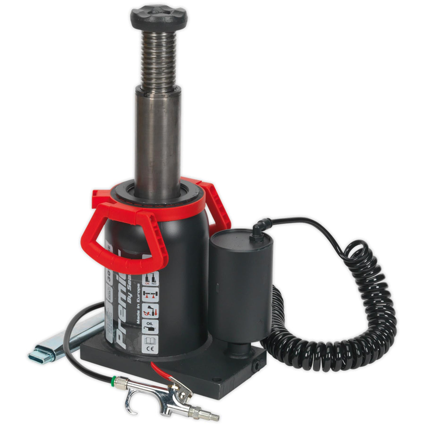 Sealey Bottle Jack 30tonne Manual/Air Hydraulic