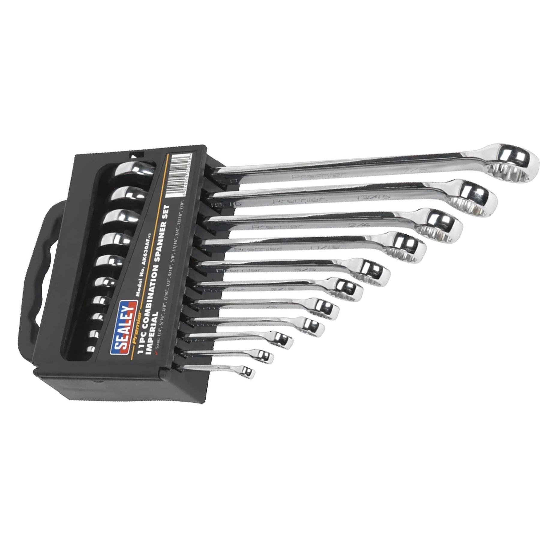Sealey Combination Spanner Set 11pc Imperial