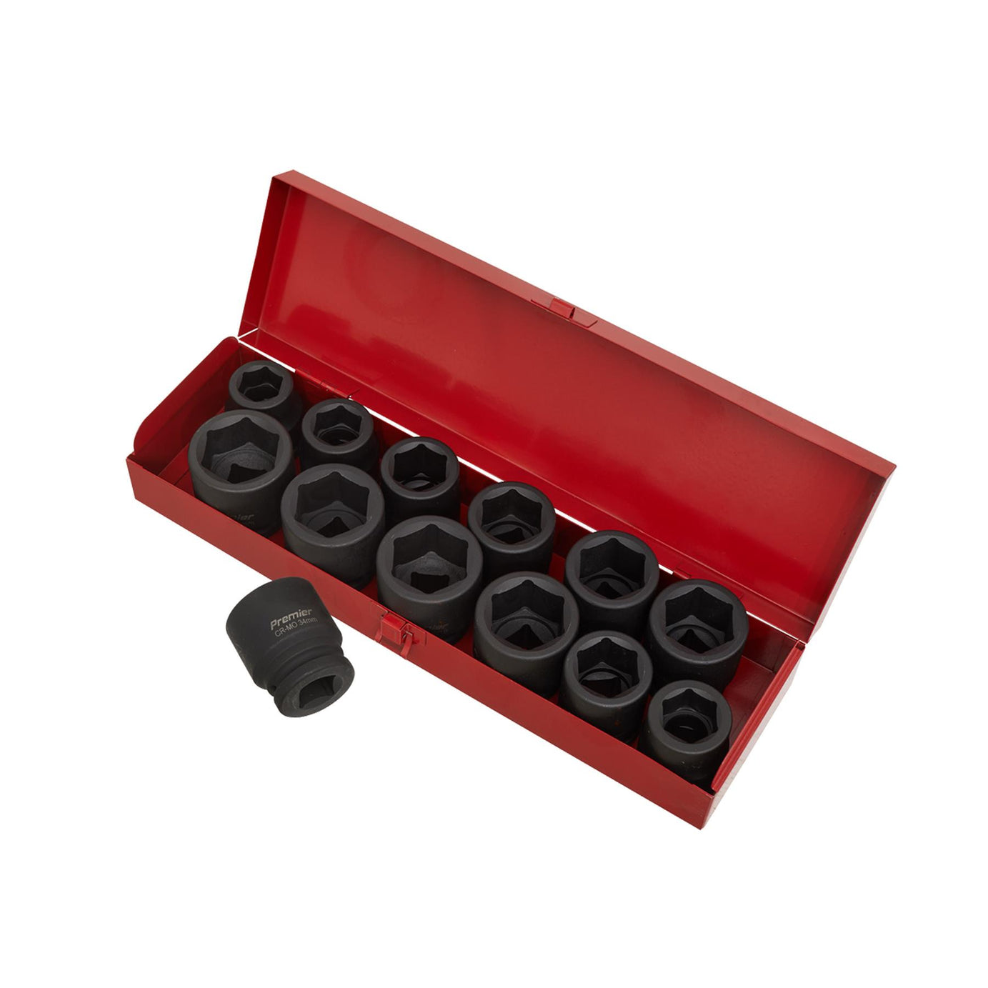 Sealey Impact Socket Set 13pc 3/4"Sq Drive Metric/Imperial