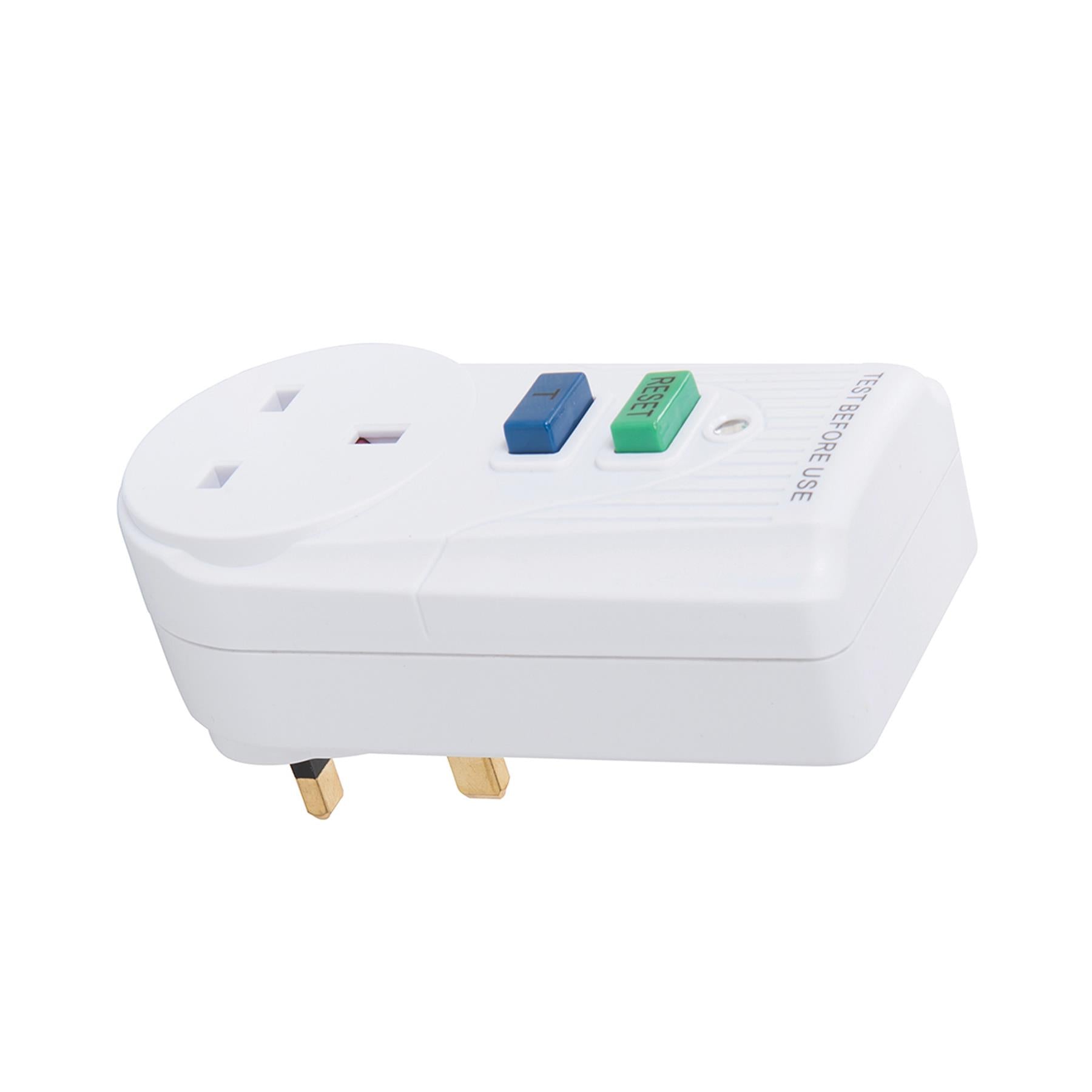 Plug-In Active Rcd 13A Uk 250V~ 50Hz Prevents Electric Shock From Faulty Devices