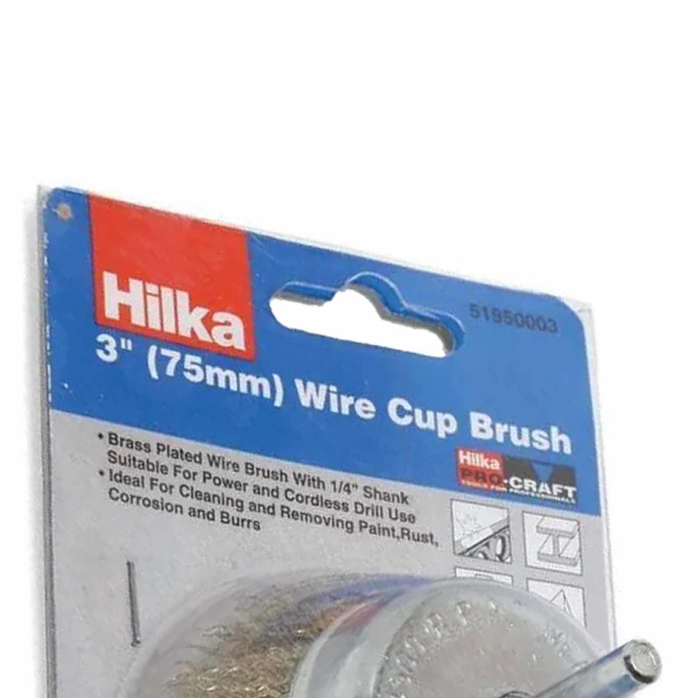 Hilka 3" Wire Cup Brush
