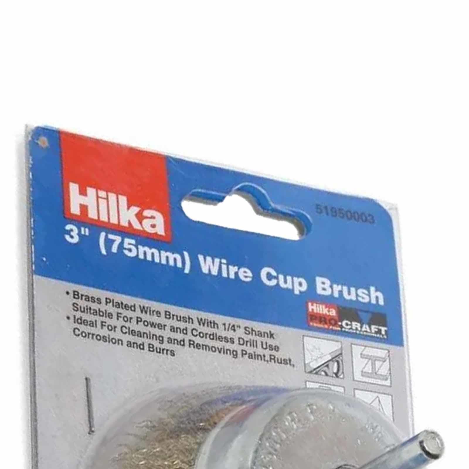 Hilka 3" Wire Cup Brush
