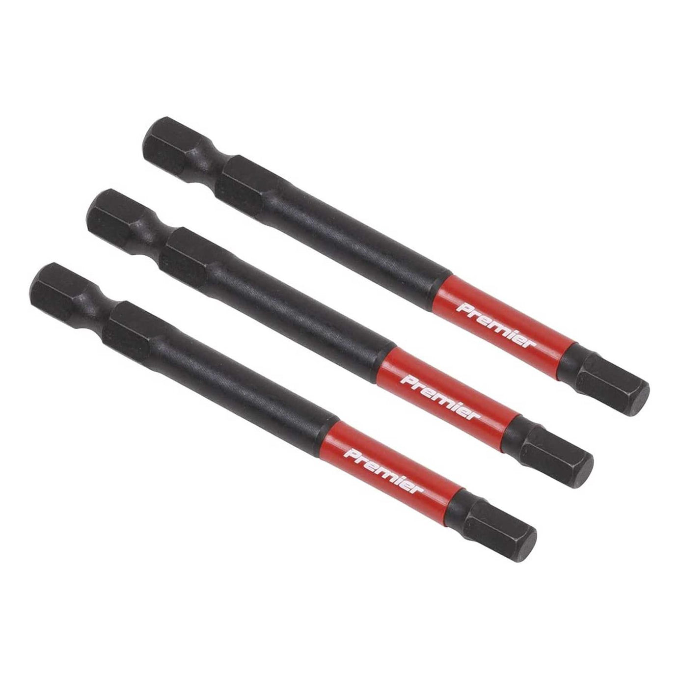 Hex 5mm Impact Power Tool Bits 75mm - 3pc