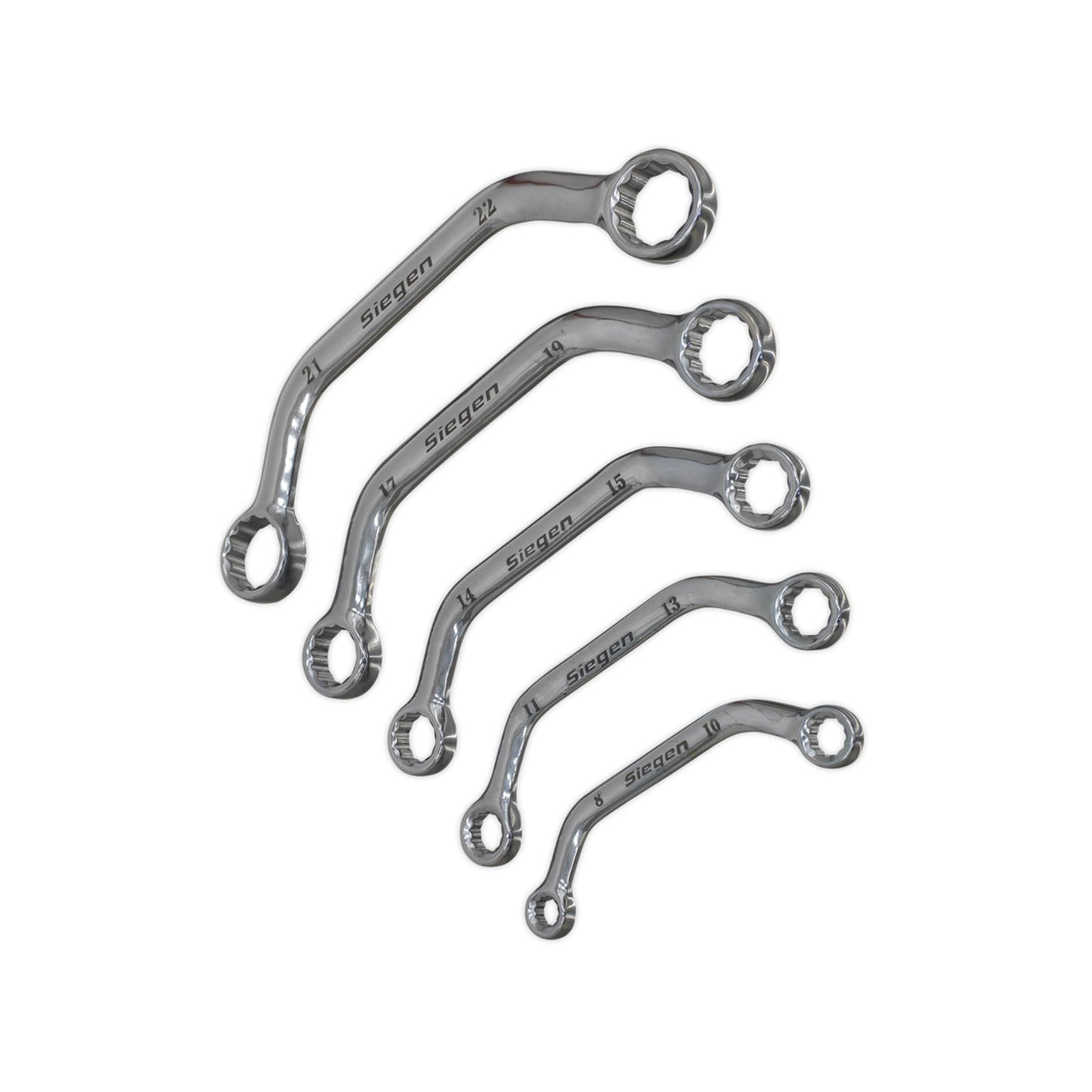 Sealey Obstruction Spanner Set 5pc Metric
