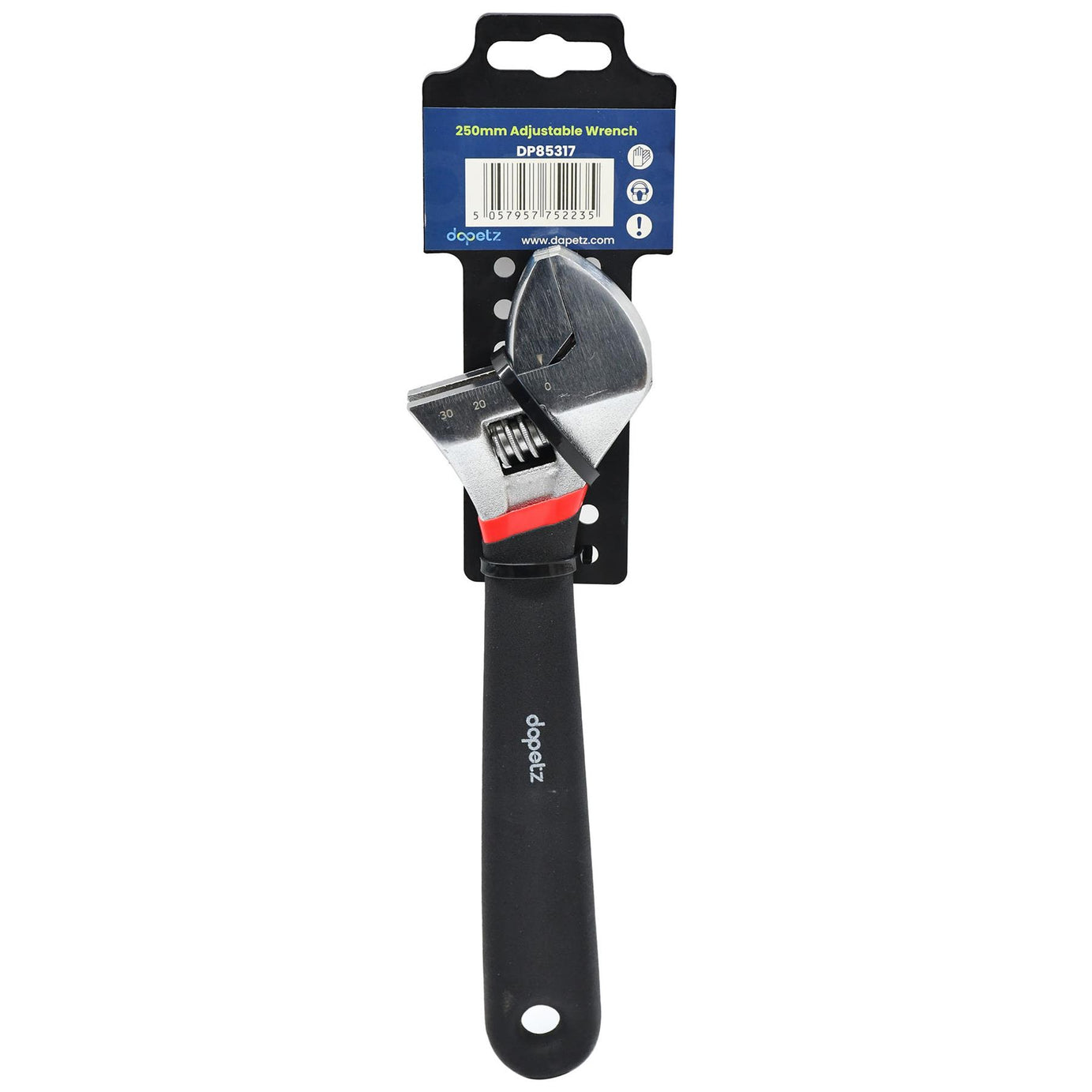 10" 250mm Adjustable Spanner Wrench Large Opening Bathroom Nut Key Hand Tool DIY