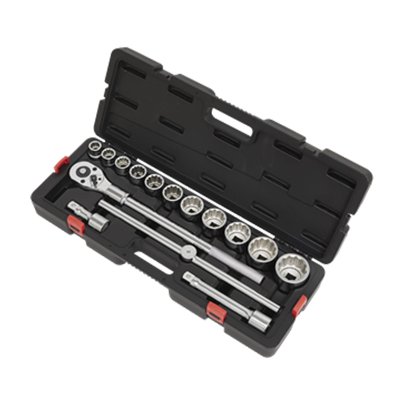 Sealey Socket Set 3/4"Sq Drive 12-point WallDrive 15pc Metric