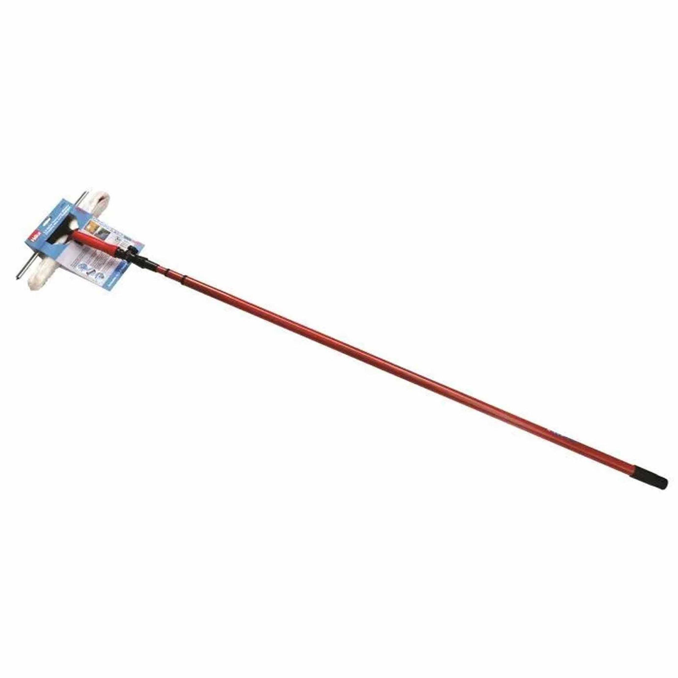 3.5m 10ft Telescopic Window Cleaner Brush Squeegee Extendable Head