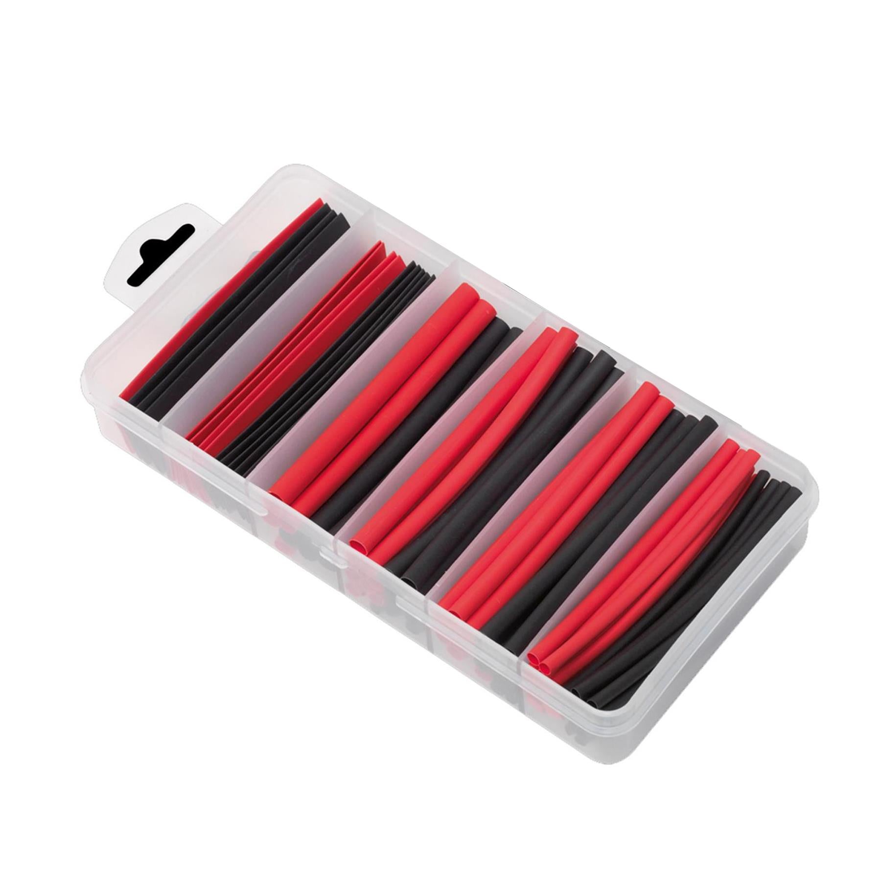 Sealey Heat Shrink Tubing Assortment 95pc 100mm Black & Red