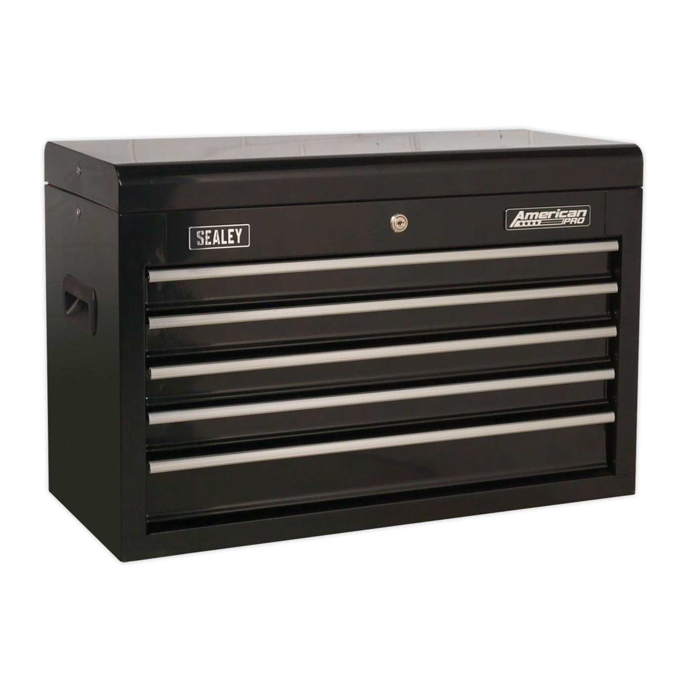 Sealey Topchest 5 Drawer with Ball-Bearing Slides - Black
