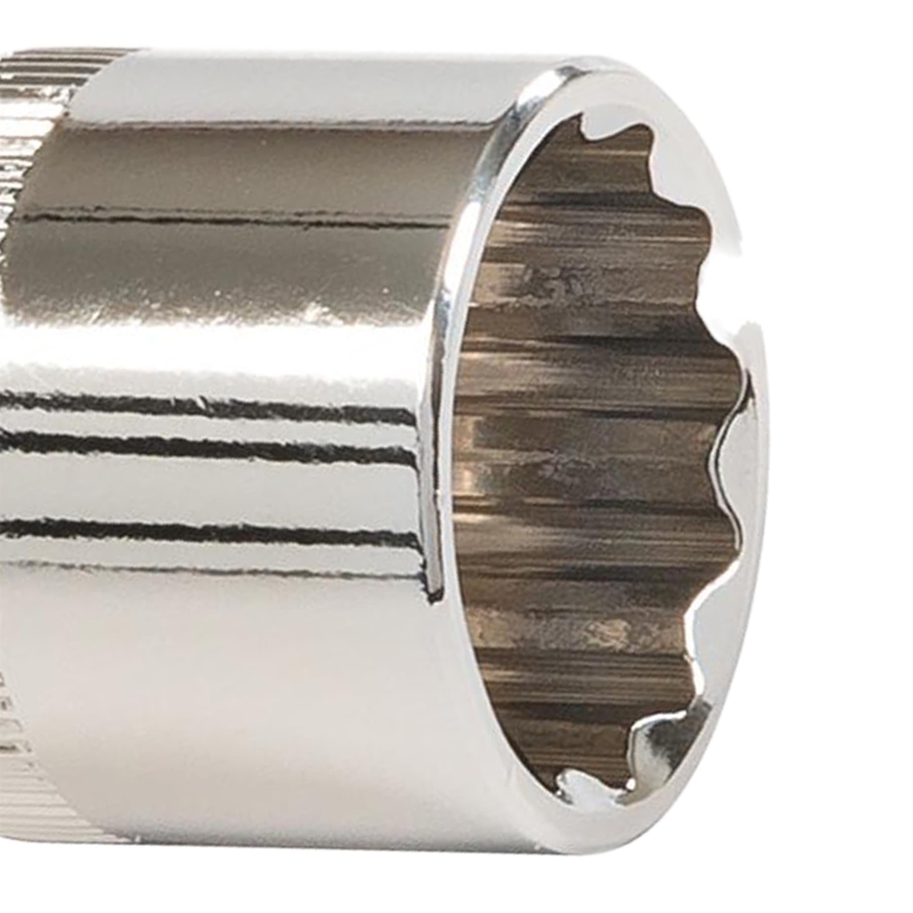 Socket 1/2" Drive 12pt Metric 12 Point Bi Hex Corrosion Resistant Socket 19mm