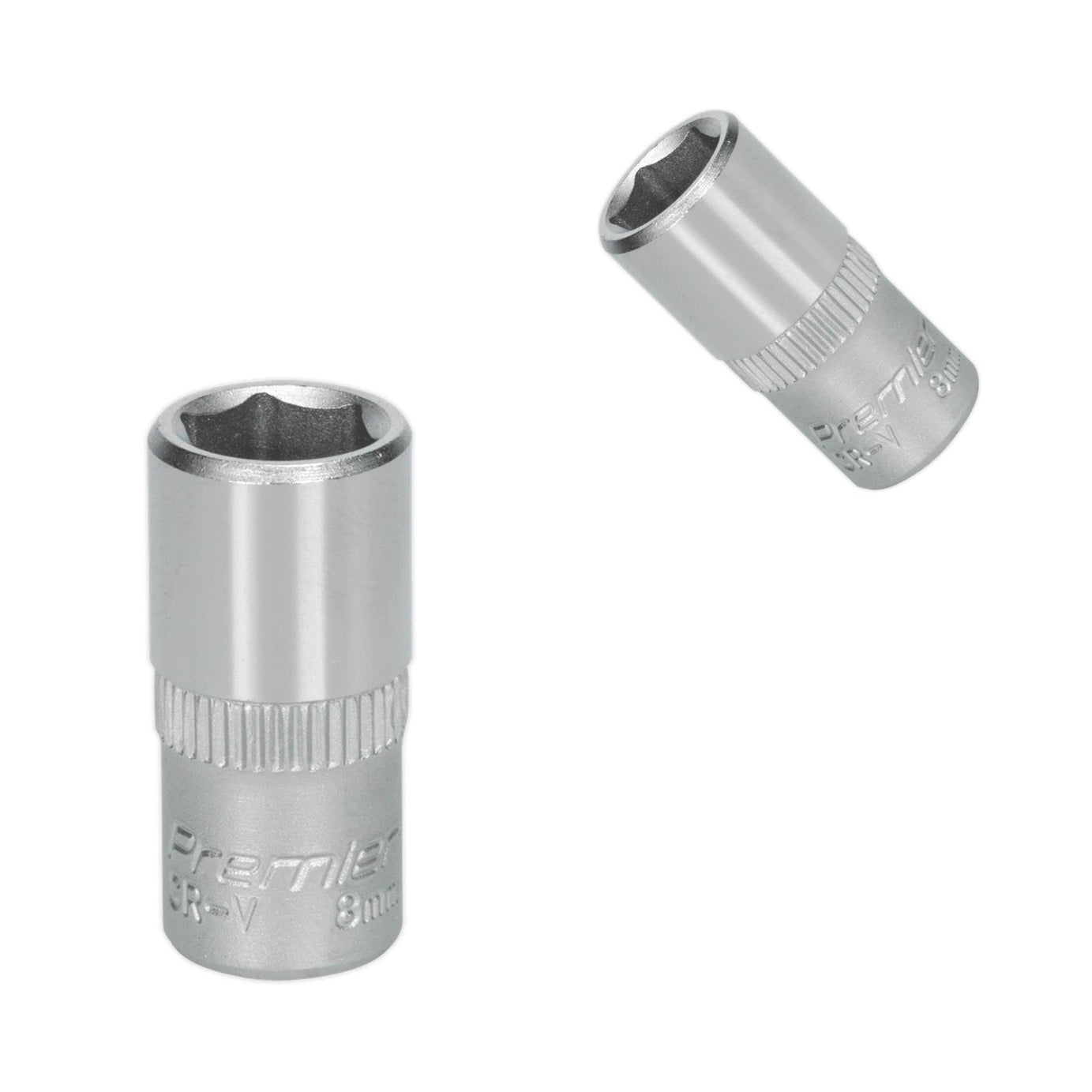 Sealey WallDrive Socket 8mm 1/4"Sq Drive Chrome Vanadium Steel
