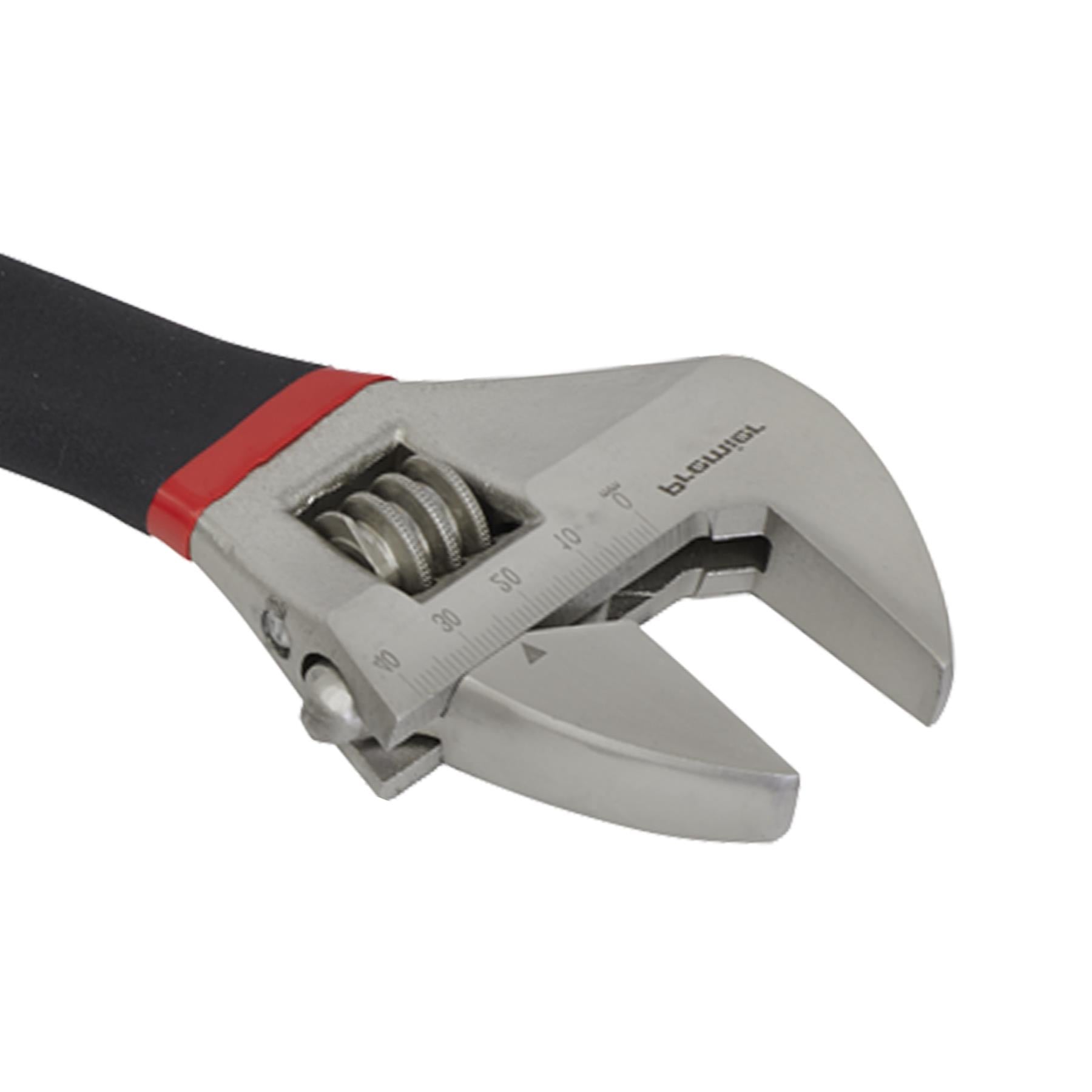 Sealey Adjustable Wrench Set 4pc Ni-Fe Finish