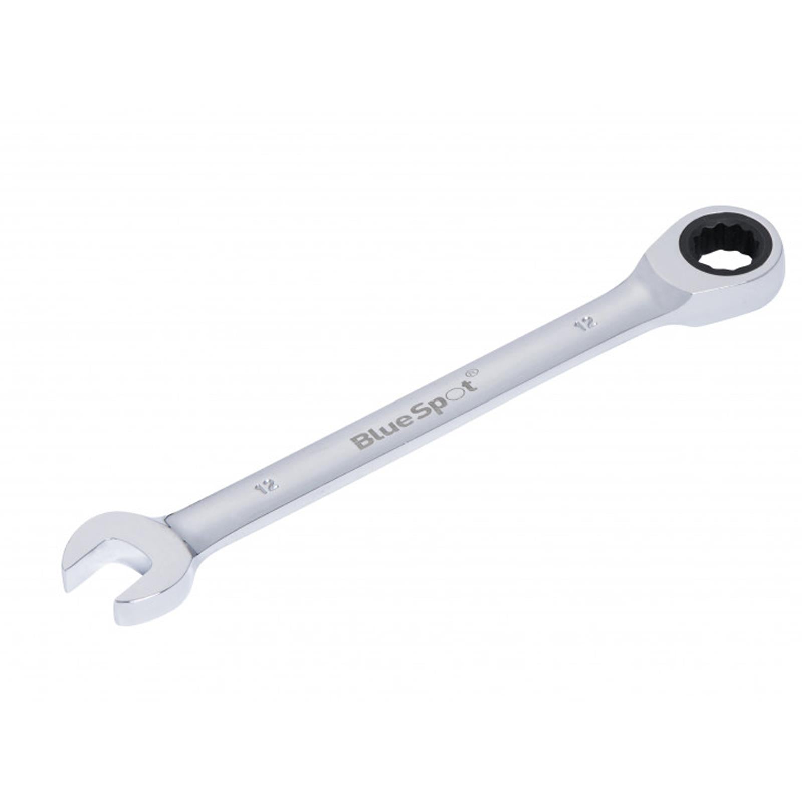 Blue Spot Fixed head Ratchet Spanner Combination Ring open end Wrench 12mm