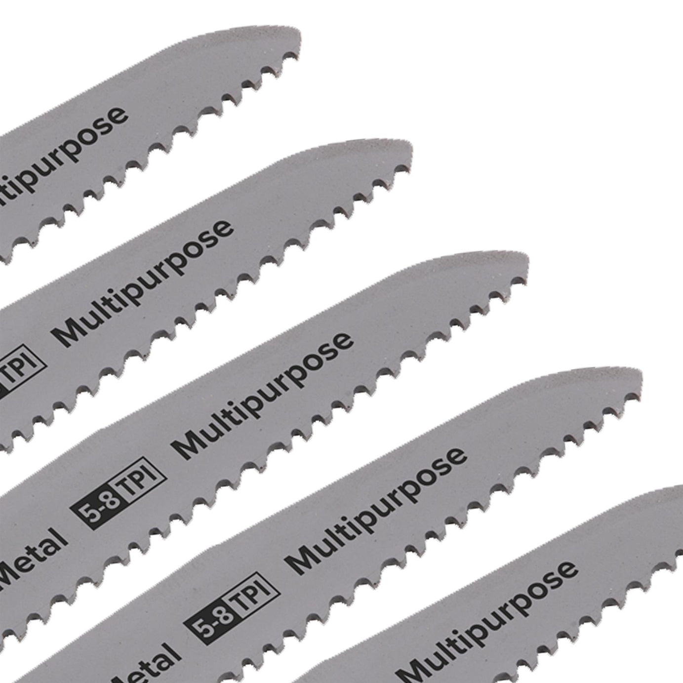Sealey Reciprocating Saw Blade Multipurpose 150mm 5-8tpi-Pack of 5