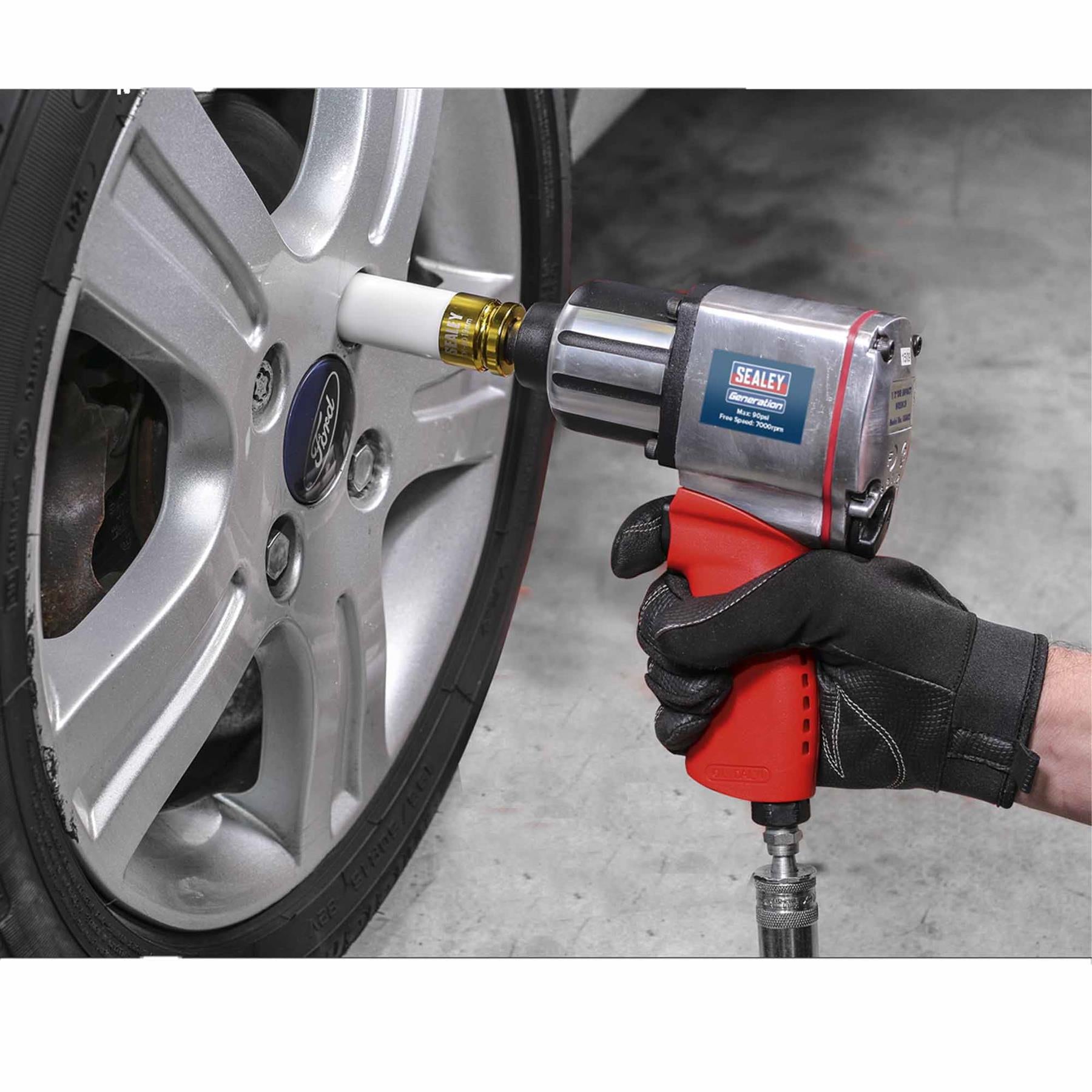 Impact Socket & Wheel Nut Remover Set 15pc 1/2"Sq Drive. Sealey