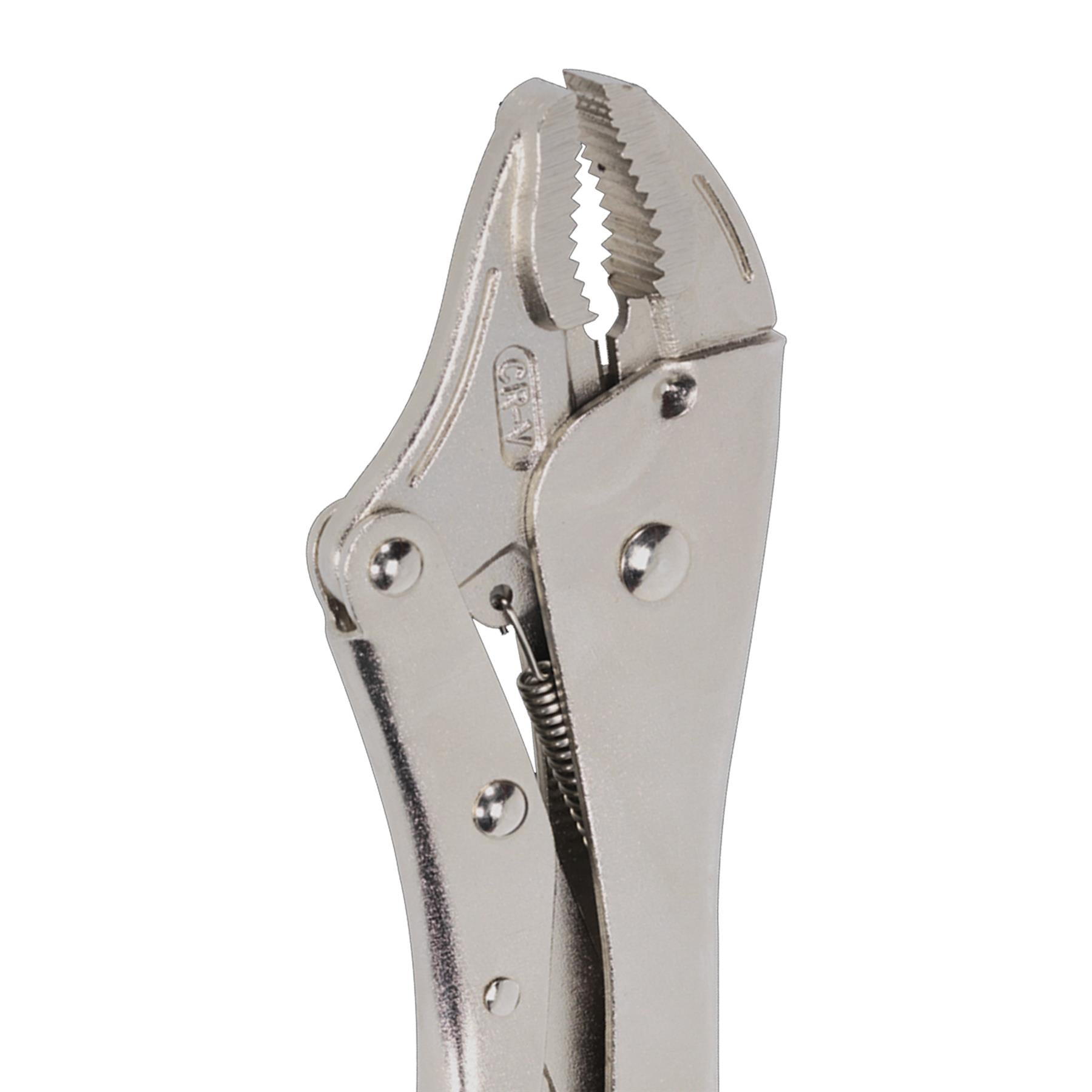 Sealey Locking Pliers Curved Jaws 230mm 0-45mm Capacity