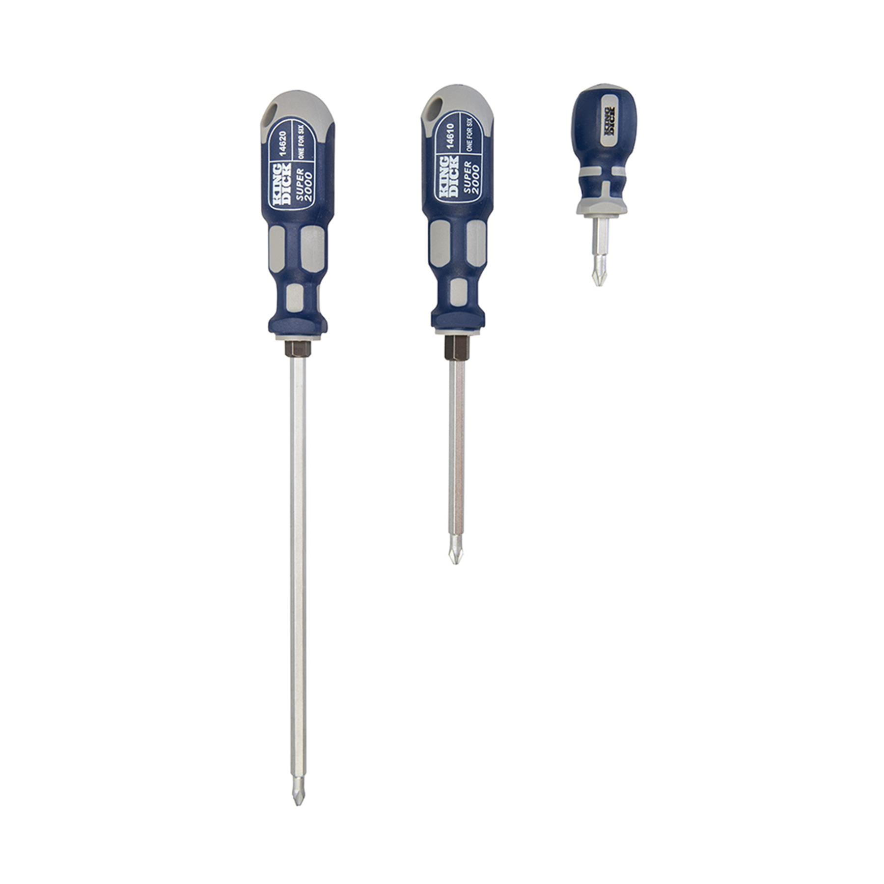 King Dick 1 for 6 Screwdriver Gift Set 3pce