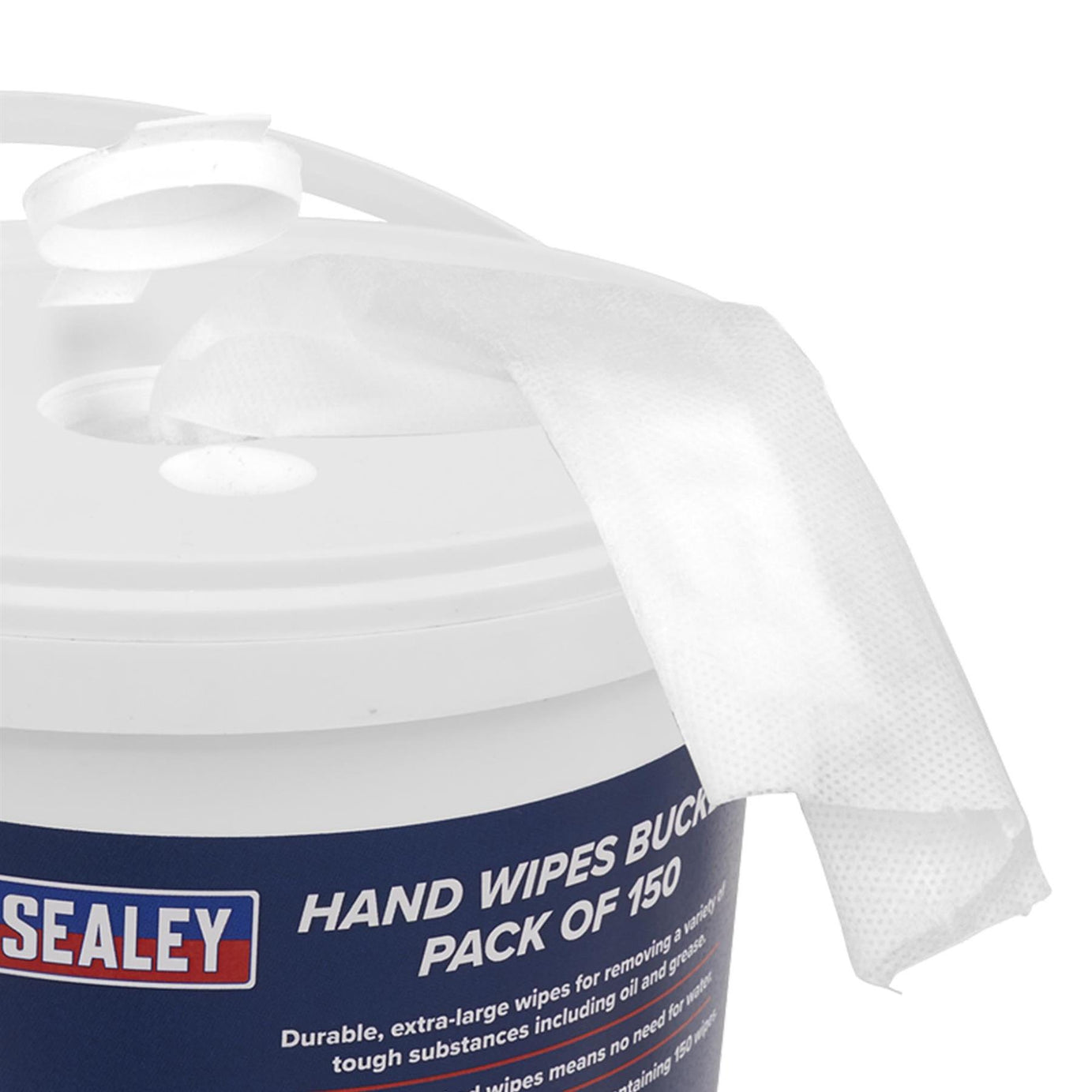Sealey Hand Wipes Bucket Pack of 150
