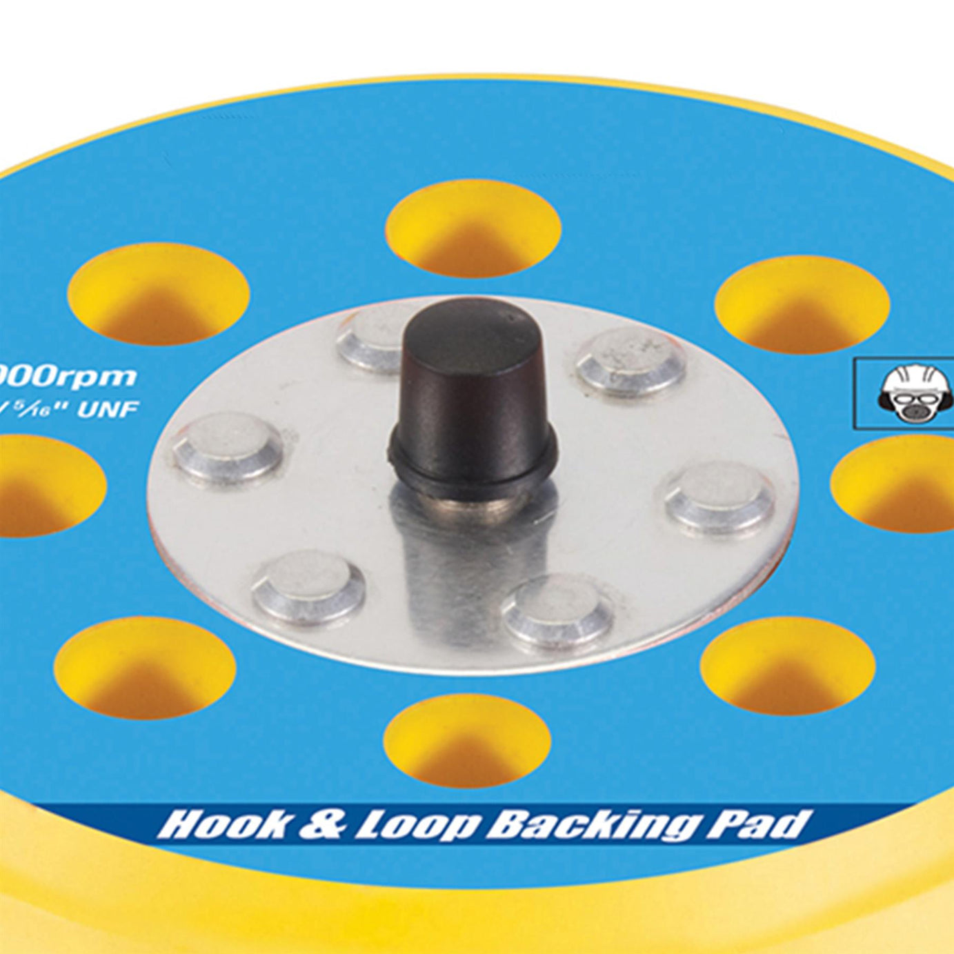 Hook & Loop Backing Pad 125mm / 5/16" Unf Polishing With Semi-Flexible Edge