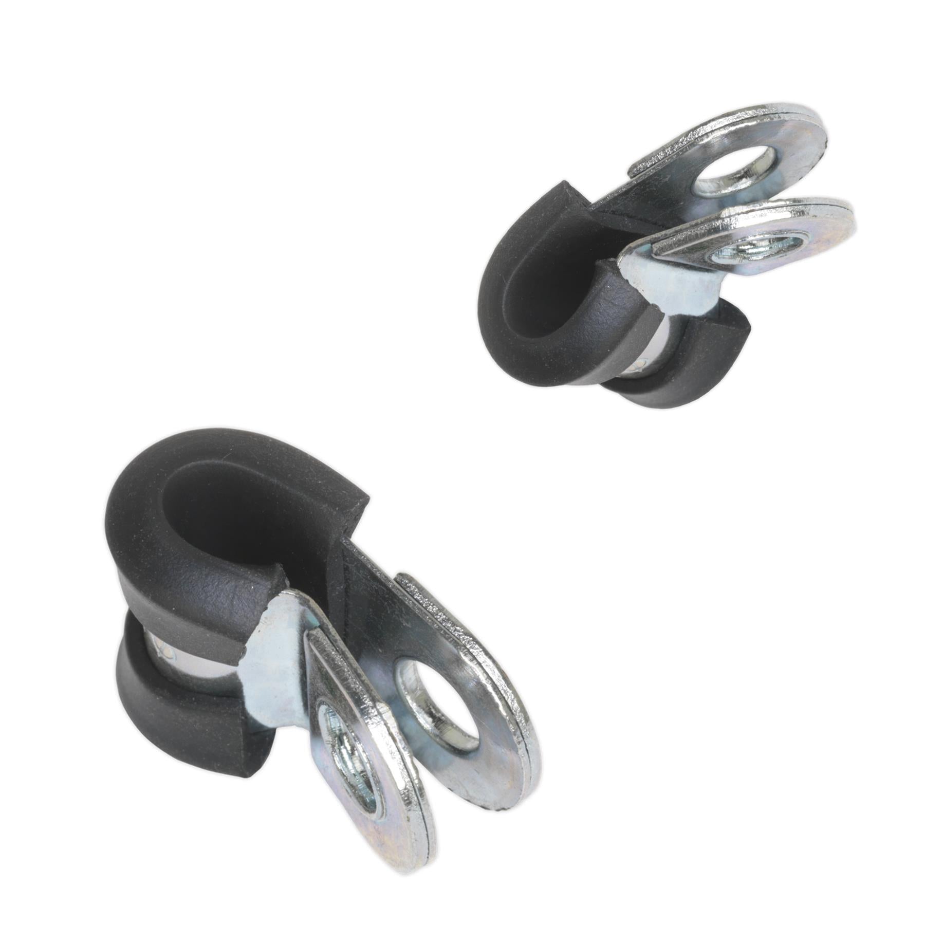 Sealey P-Clip Rubber Lined 35mm Pack of 25