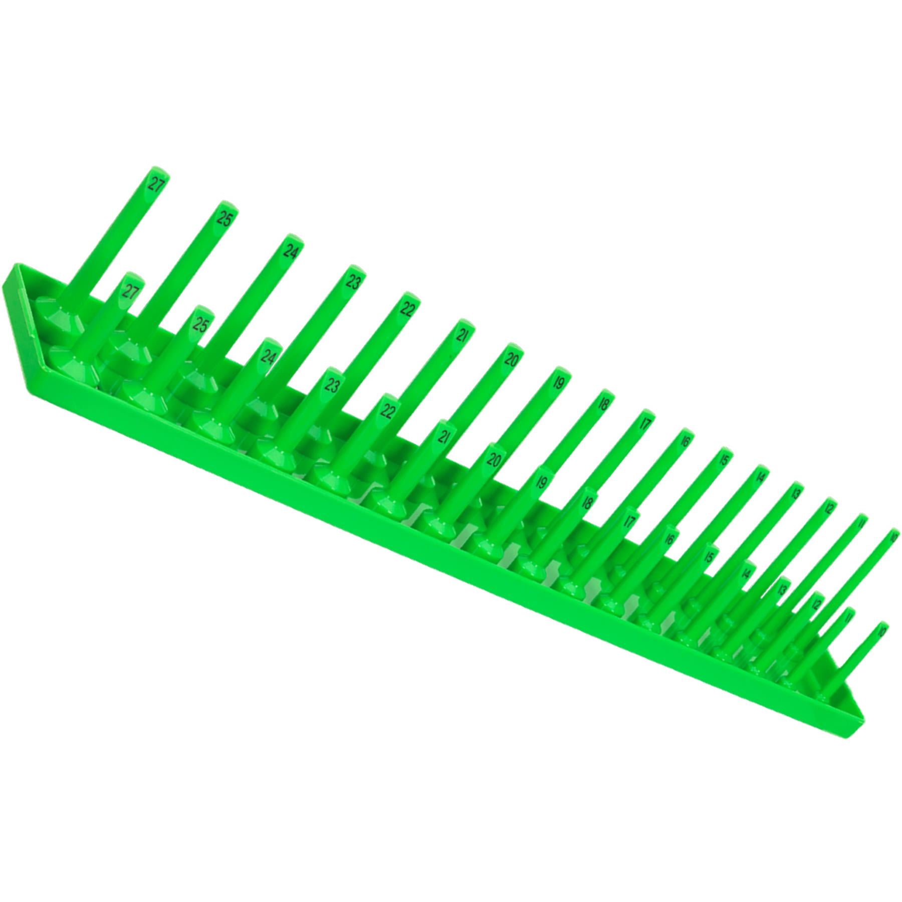 Sealey Socket Holder 1/2"Sq Drive 10-27mm Hi-Vis Green