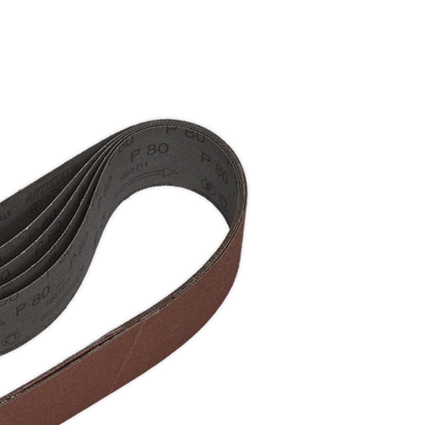 Sealey Sanding Belt 50 x 686mm 80Grit Pack of 5