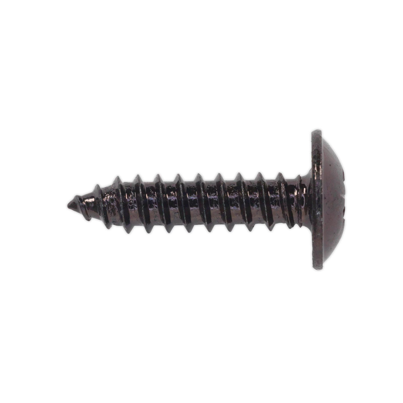 Sealey Self Tapping Screw 4.8 x 19mm Flanged Head Black Pozi Pack o