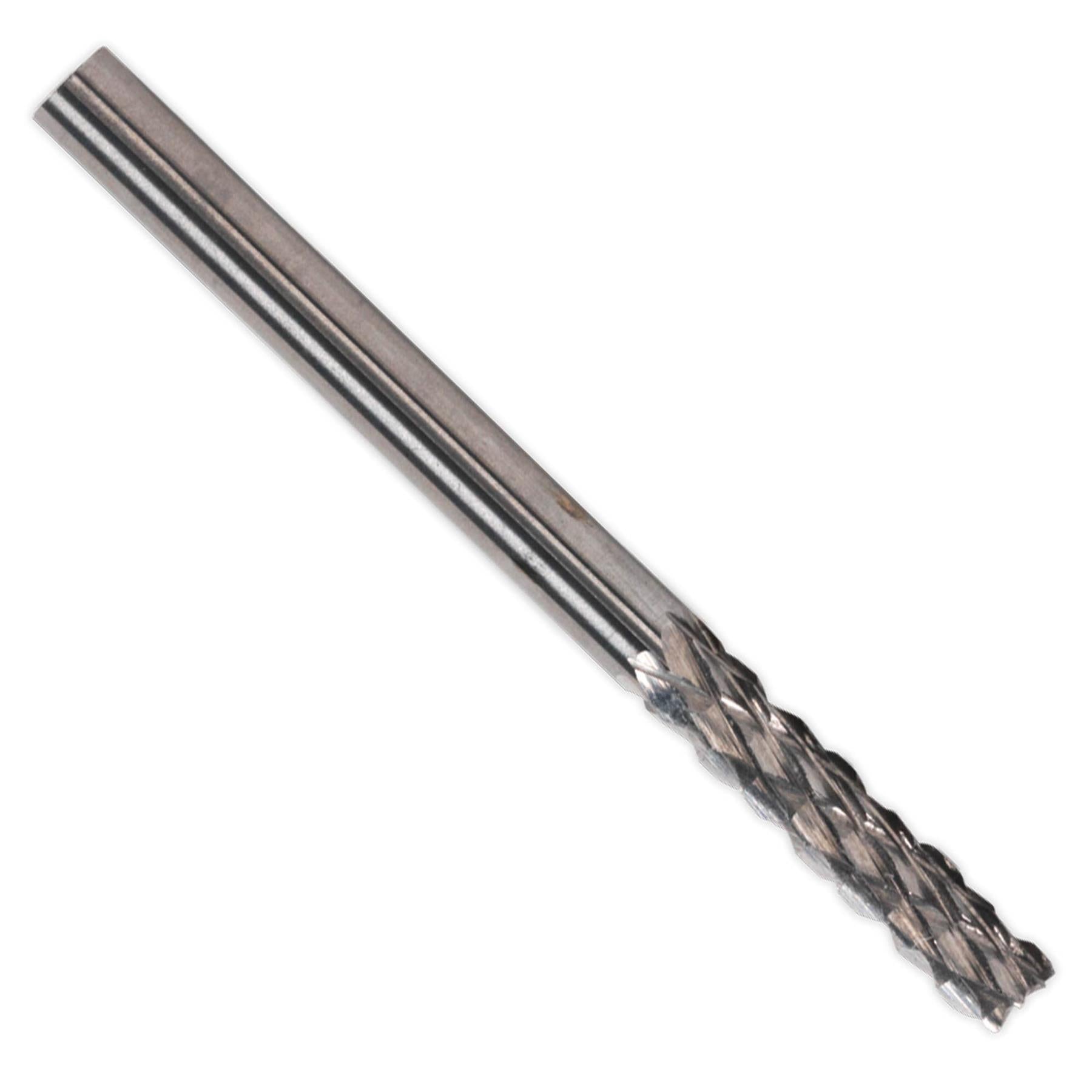 Sealey Micro Carbide Burr Cylinder with End Cutter 3mm Pack of 3