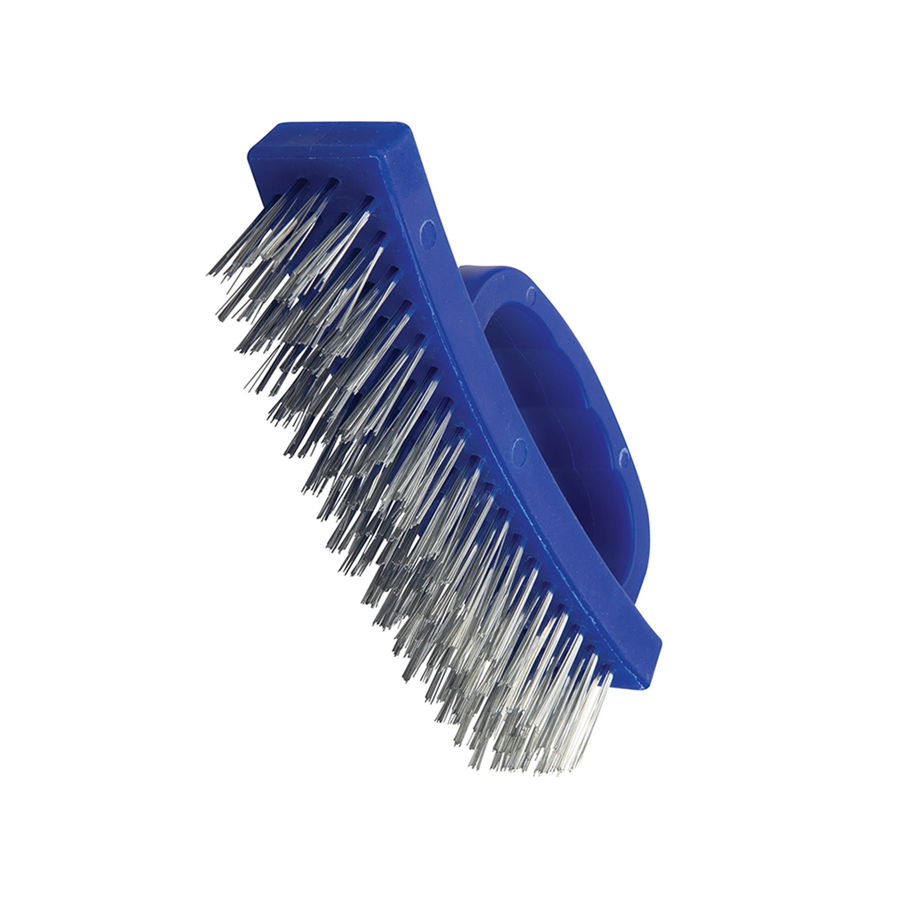 2 X D-Handle Hand Wire Brush For Removing Rust Metal Cleaning Heavy Duty Handle