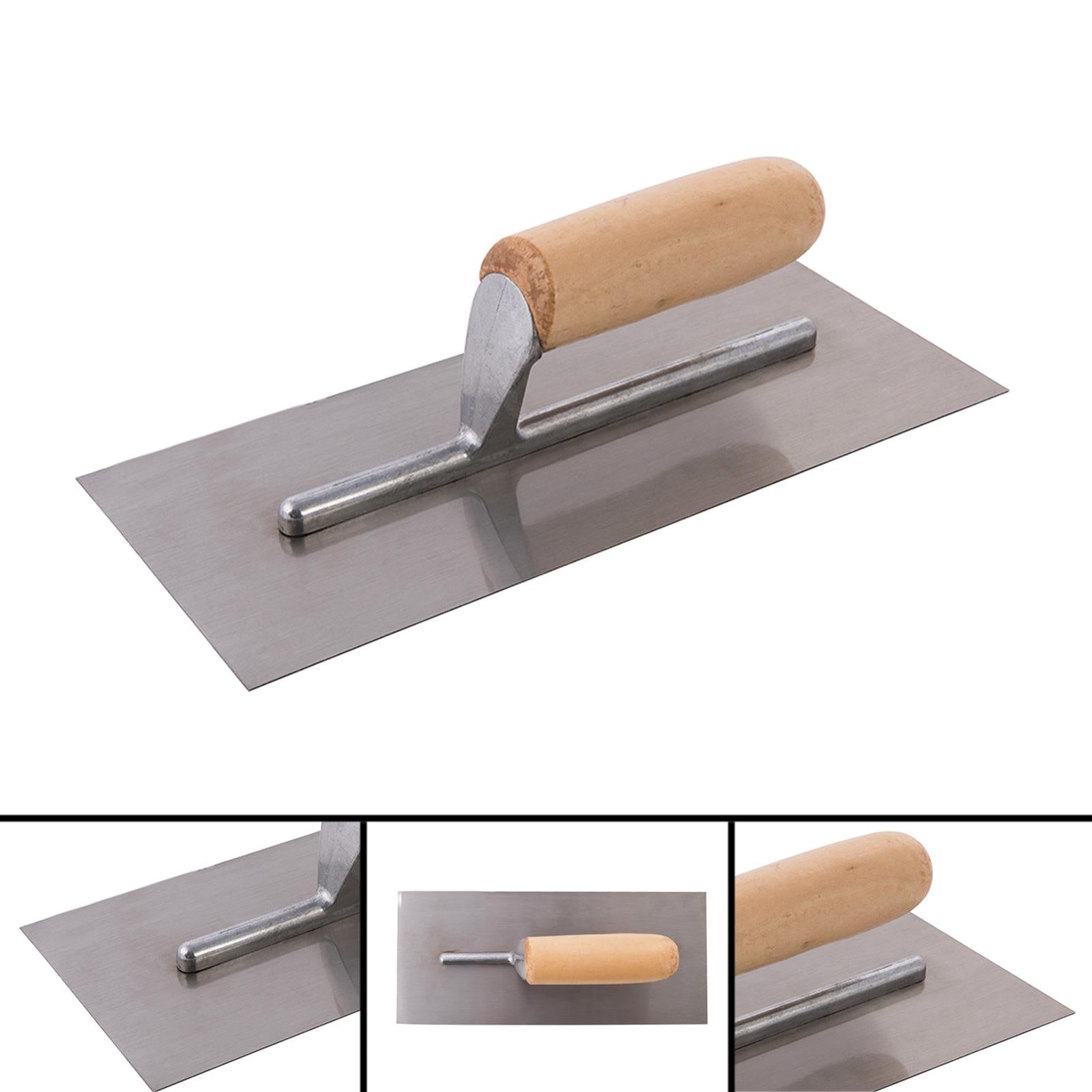 Plastering Trowel 280mm Carbon Steel Blade Finishing Flexible 8-rivet fixing